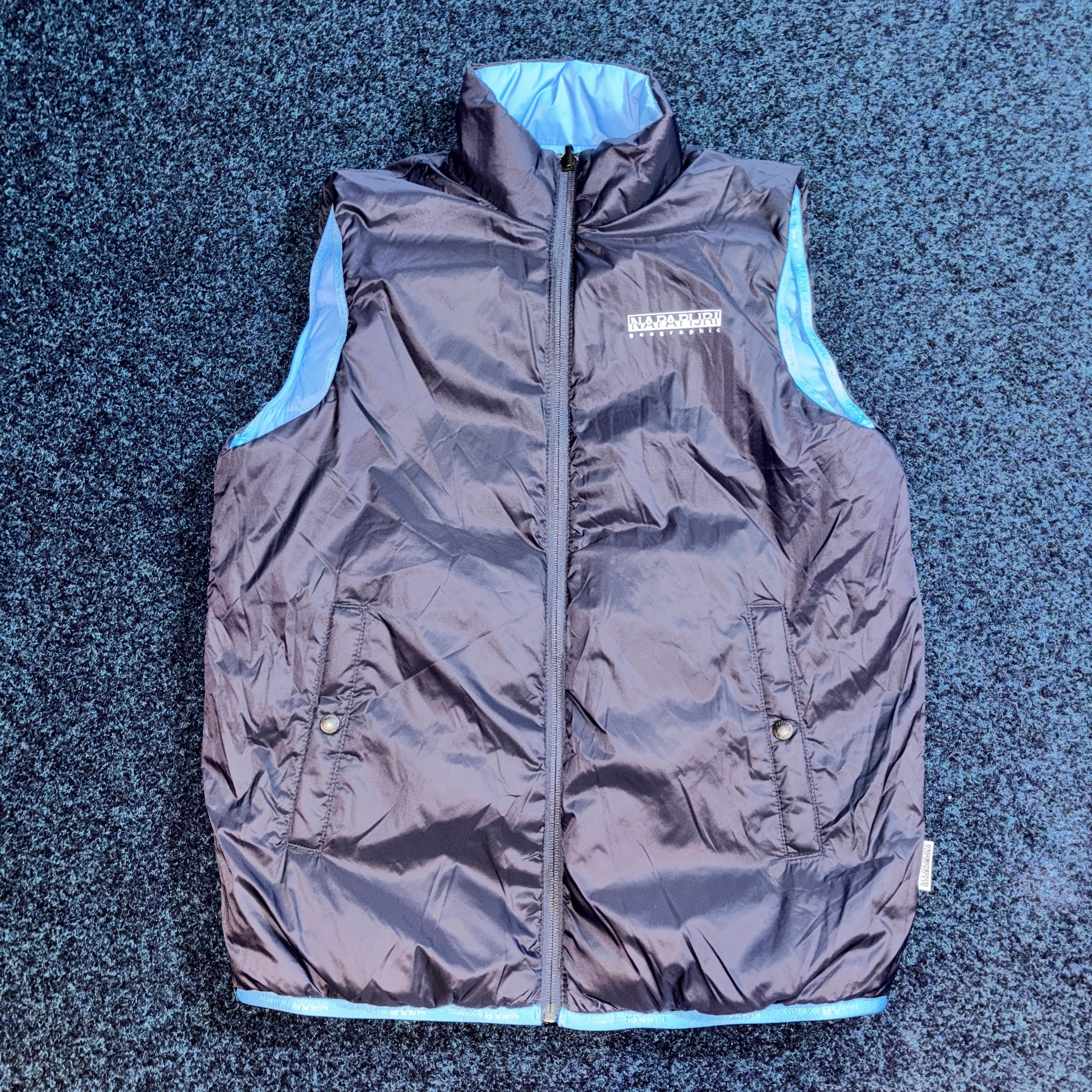 NAPPA REVIERISBLE GILET NAVY/BLUE