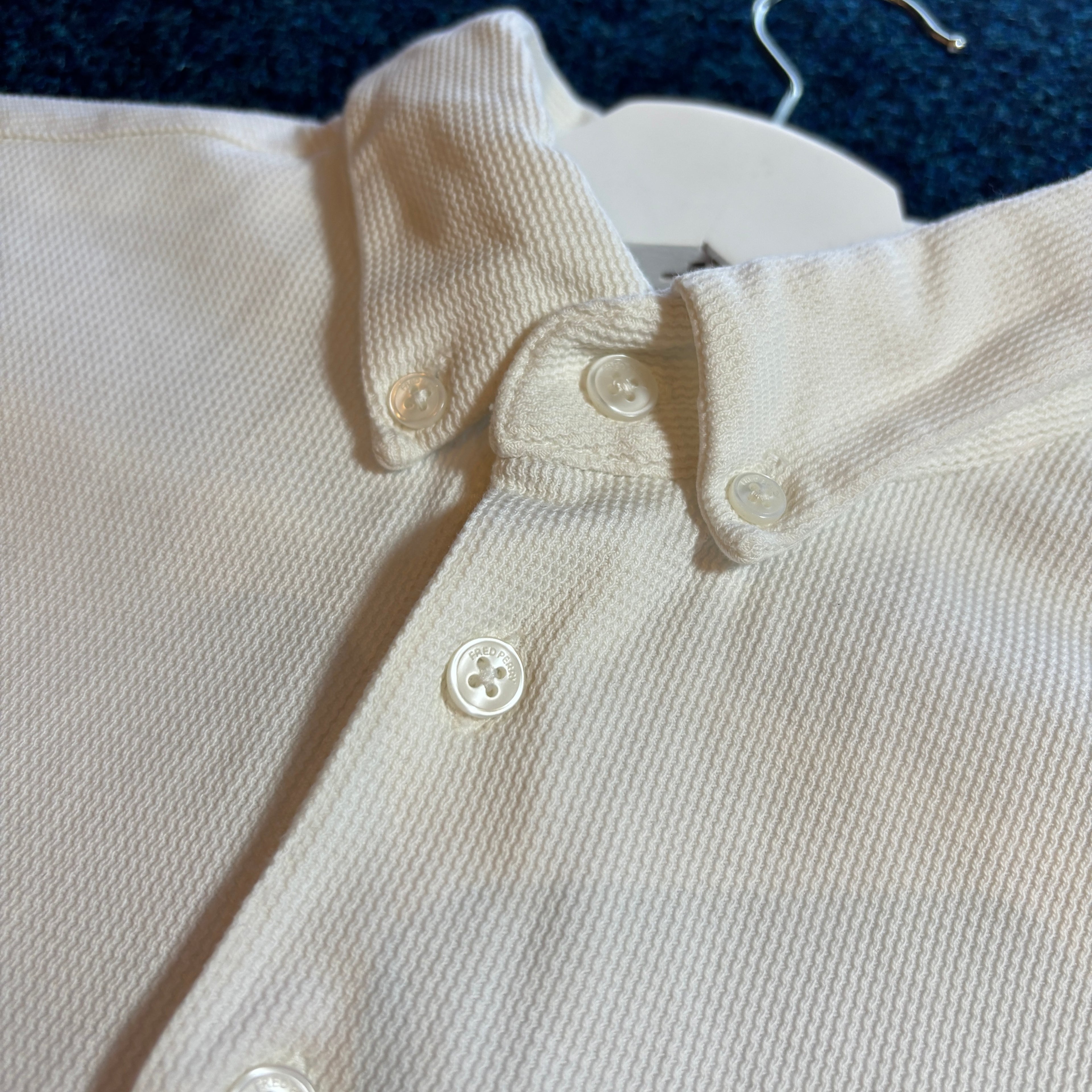 CLASSIC TWIN TIP POLO SHIRT CREAM