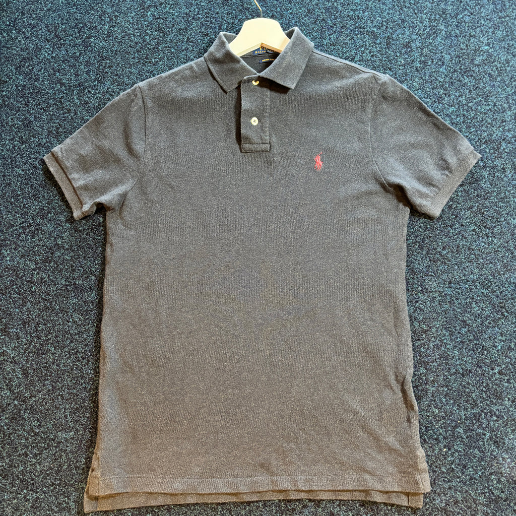 RL POLO SHIRT CHAMBRAY NAVY