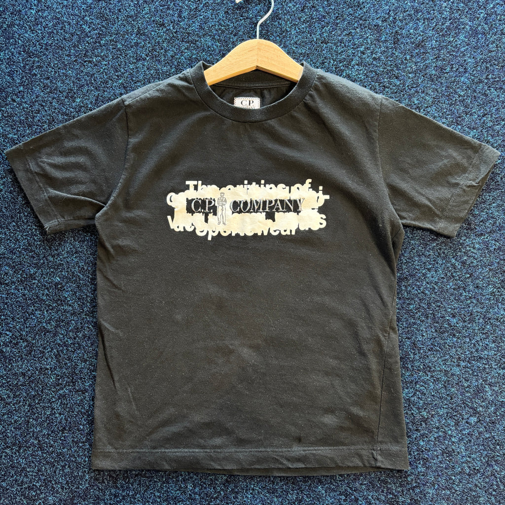 LOGO CARRIER EMBROIDERED T SHIRT BLACK