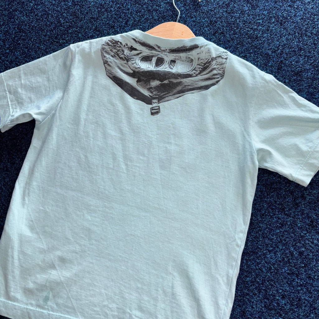 GOGGLE PRINT T SHIRT BLUE