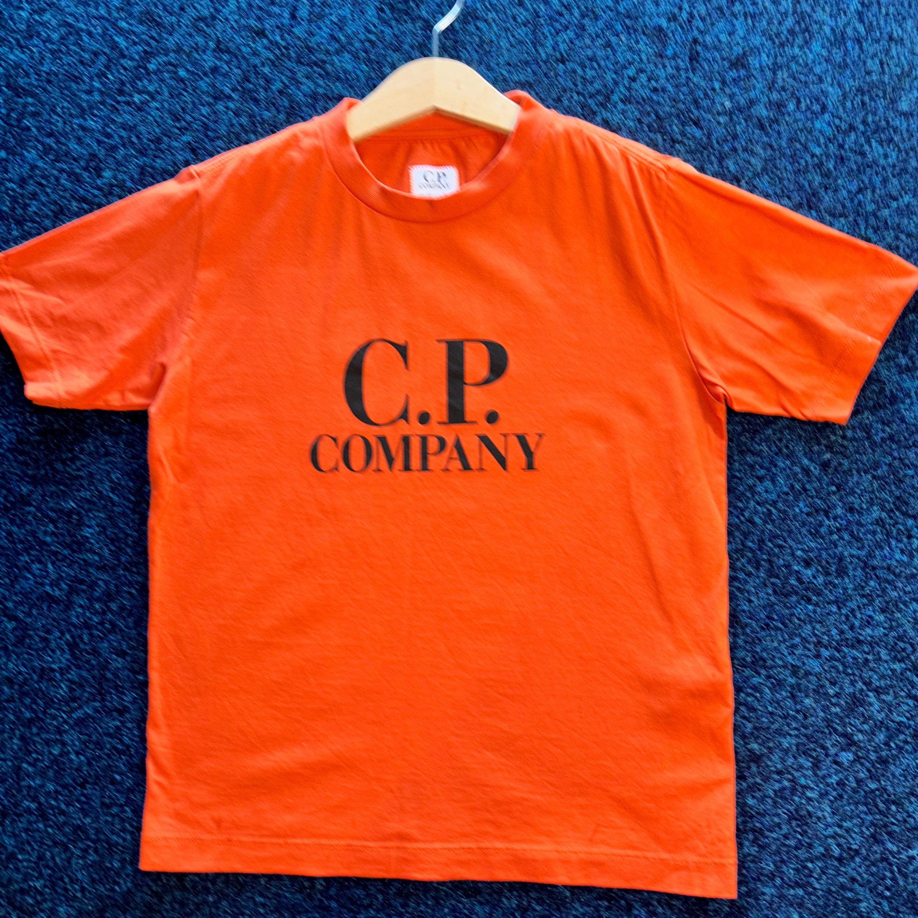 GOGGLE PRINT T SHIRT ORNAGE