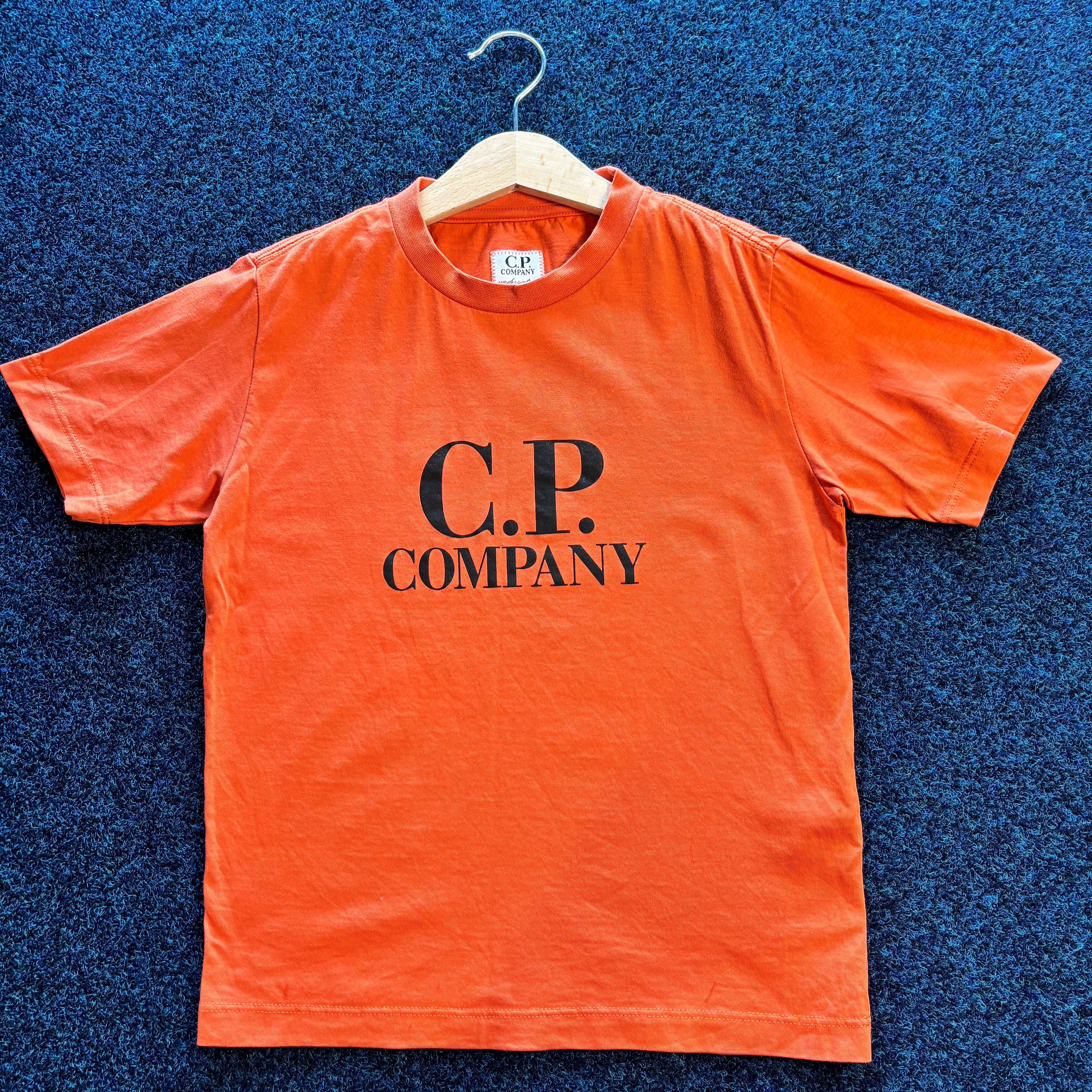 GOGGLE PRINT T SHIRT ORNAGE