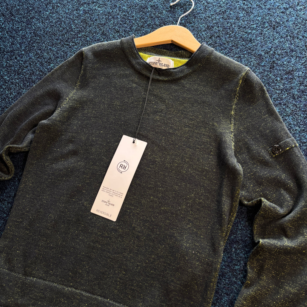 SI REVERSIBLE HAND SPRAYED JUMPER BLACK/GREEN