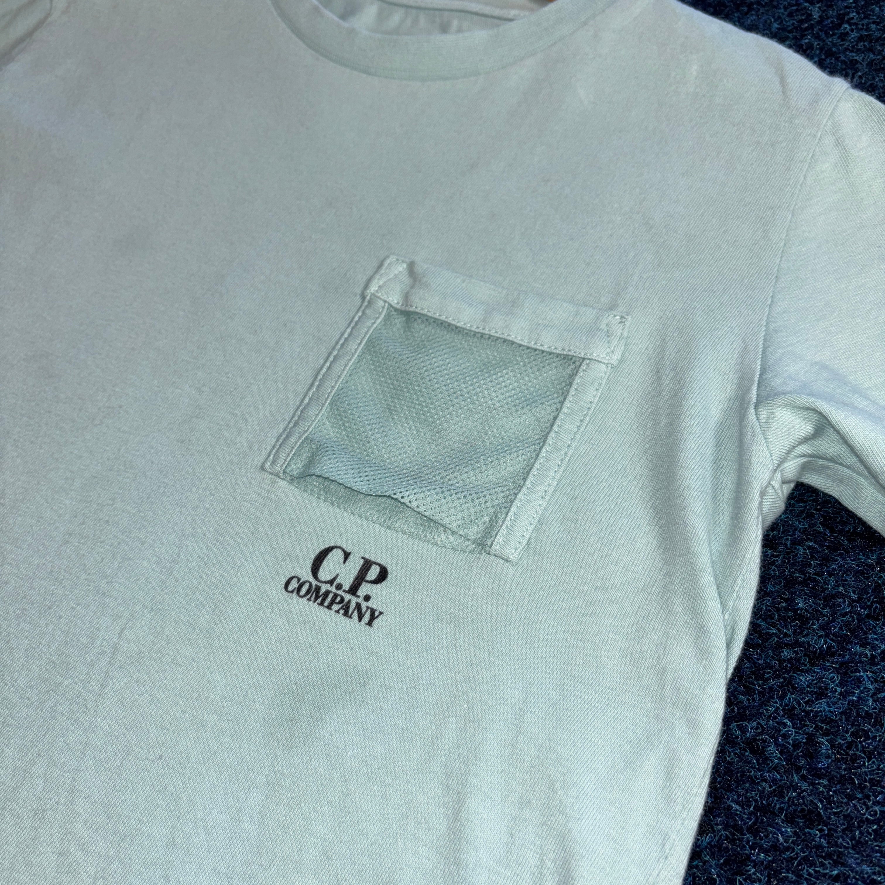 MESH POCKET TEE BLUE