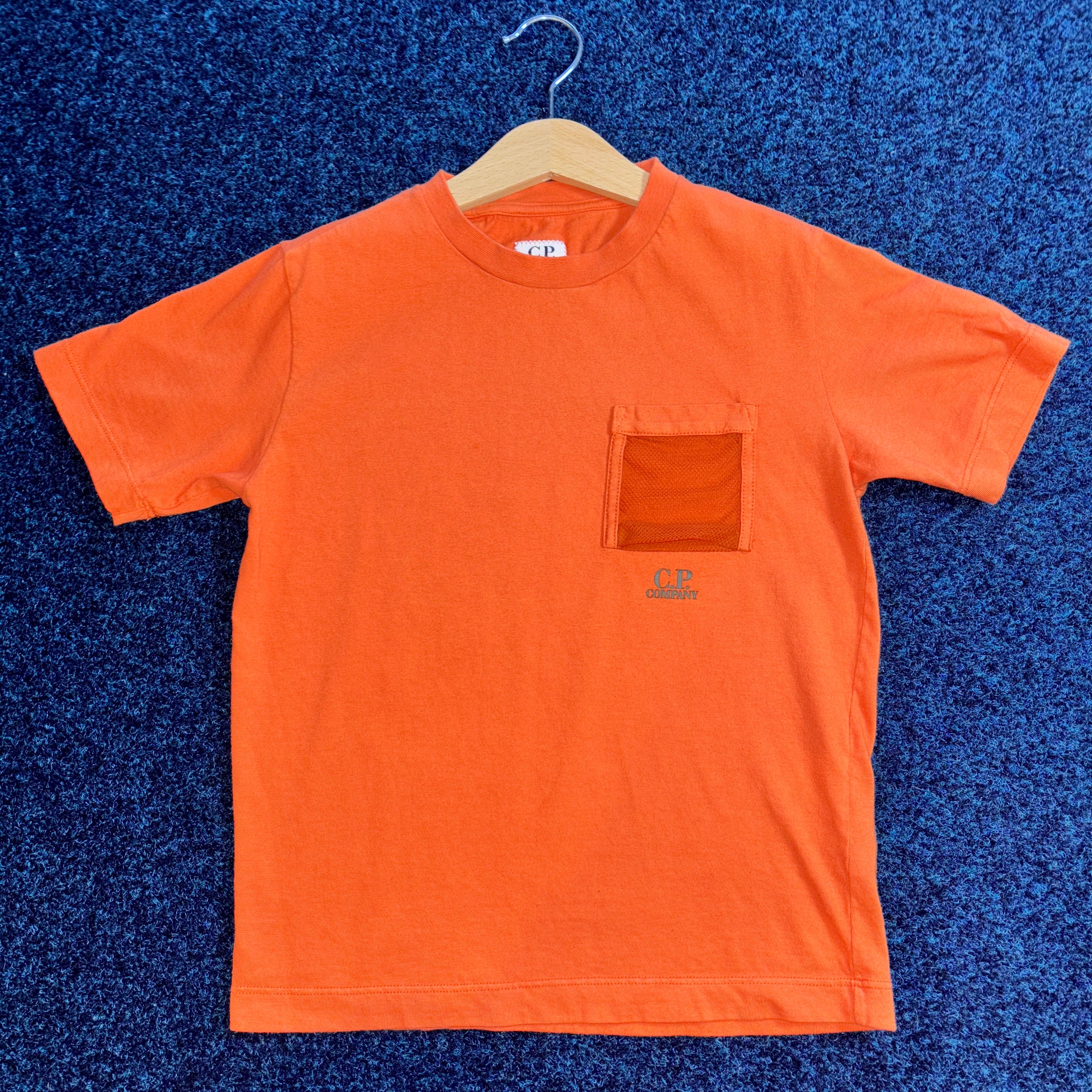 MESH POCKET TEE ORANGE