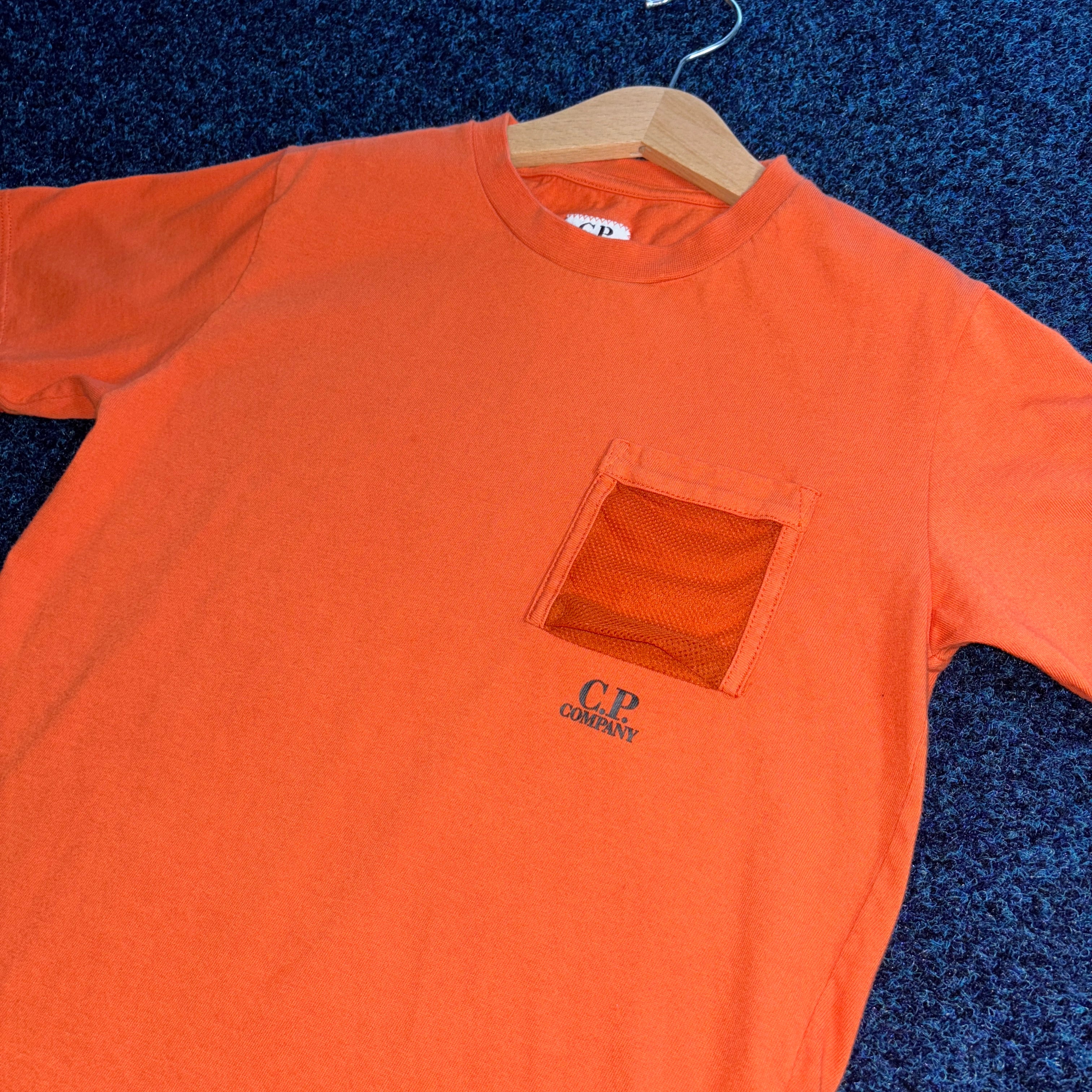 MESH POCKET TEE ORANGE