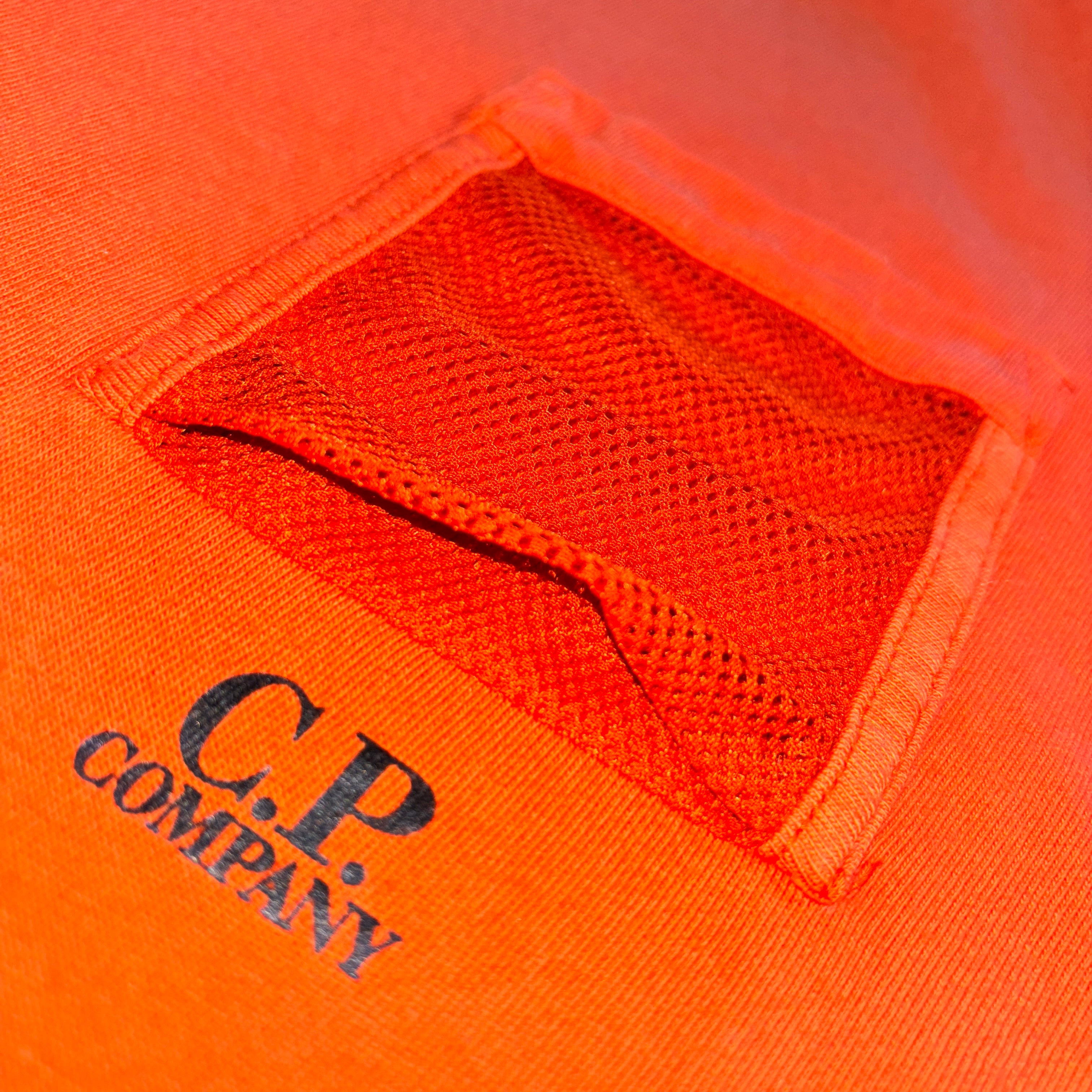 MESH POCKET TEE ORANGE