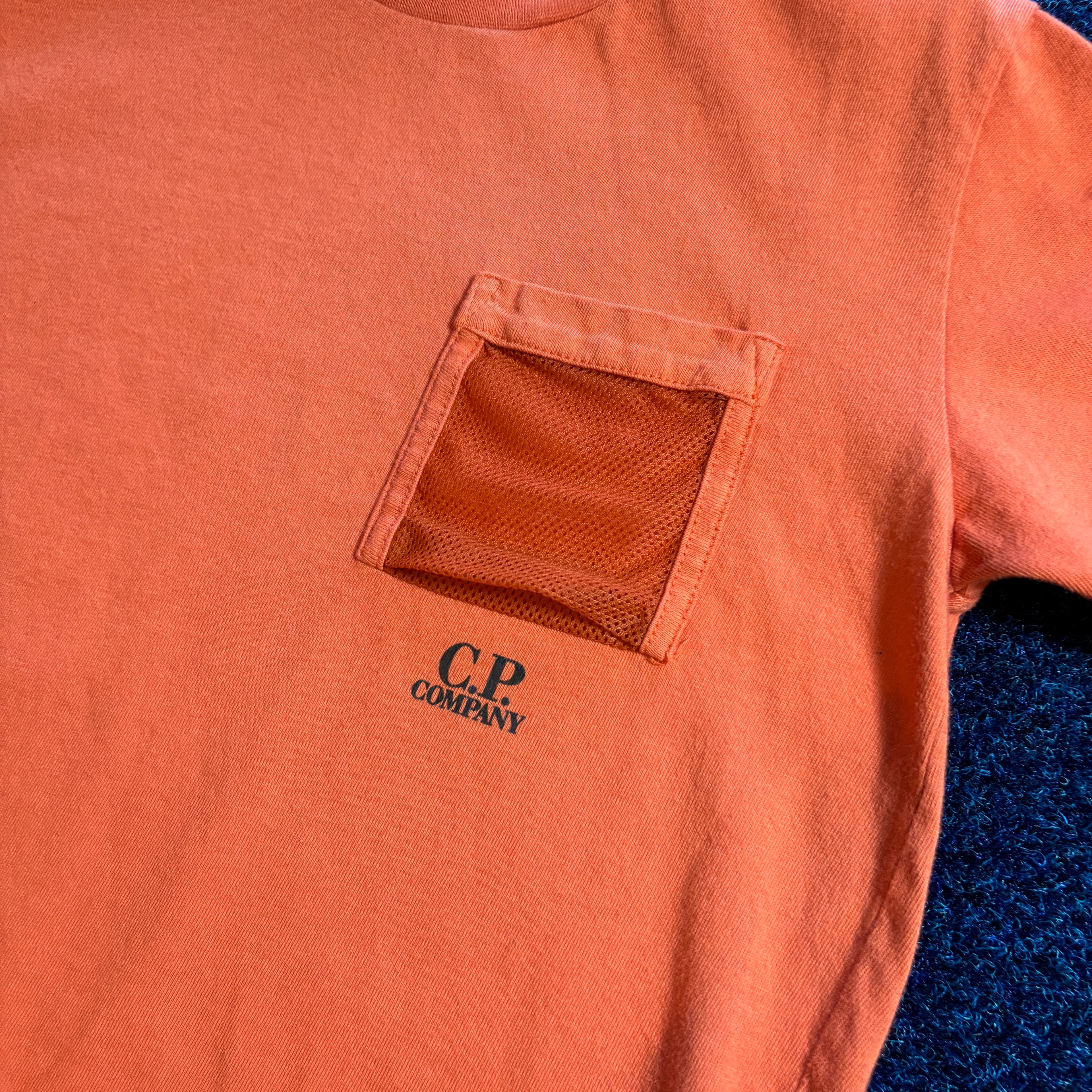 MESH POCKET TEE ORANGE