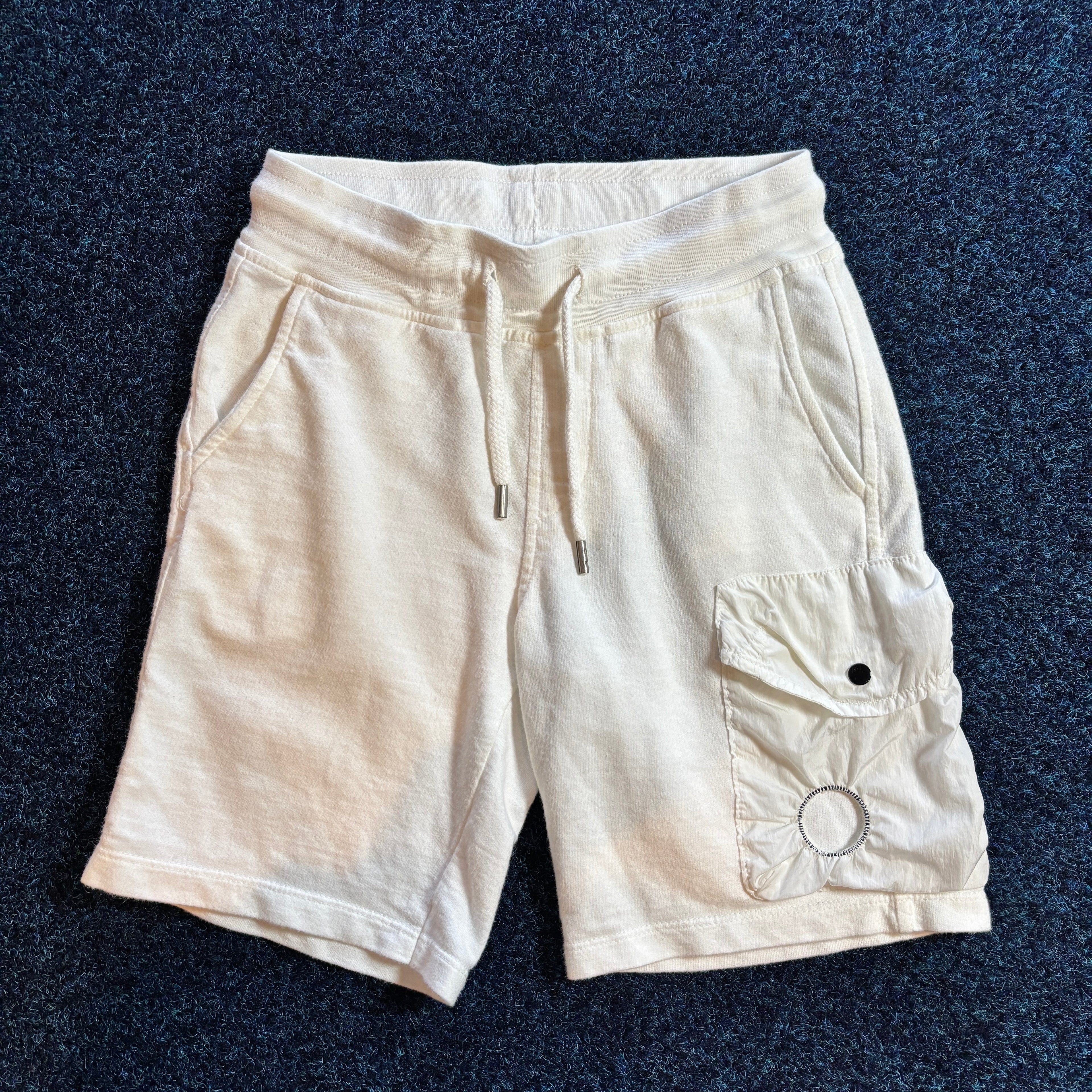 LEG LENS CHROME PANEL SHORTS ORANGE 2 PACK WHITE&NAVY