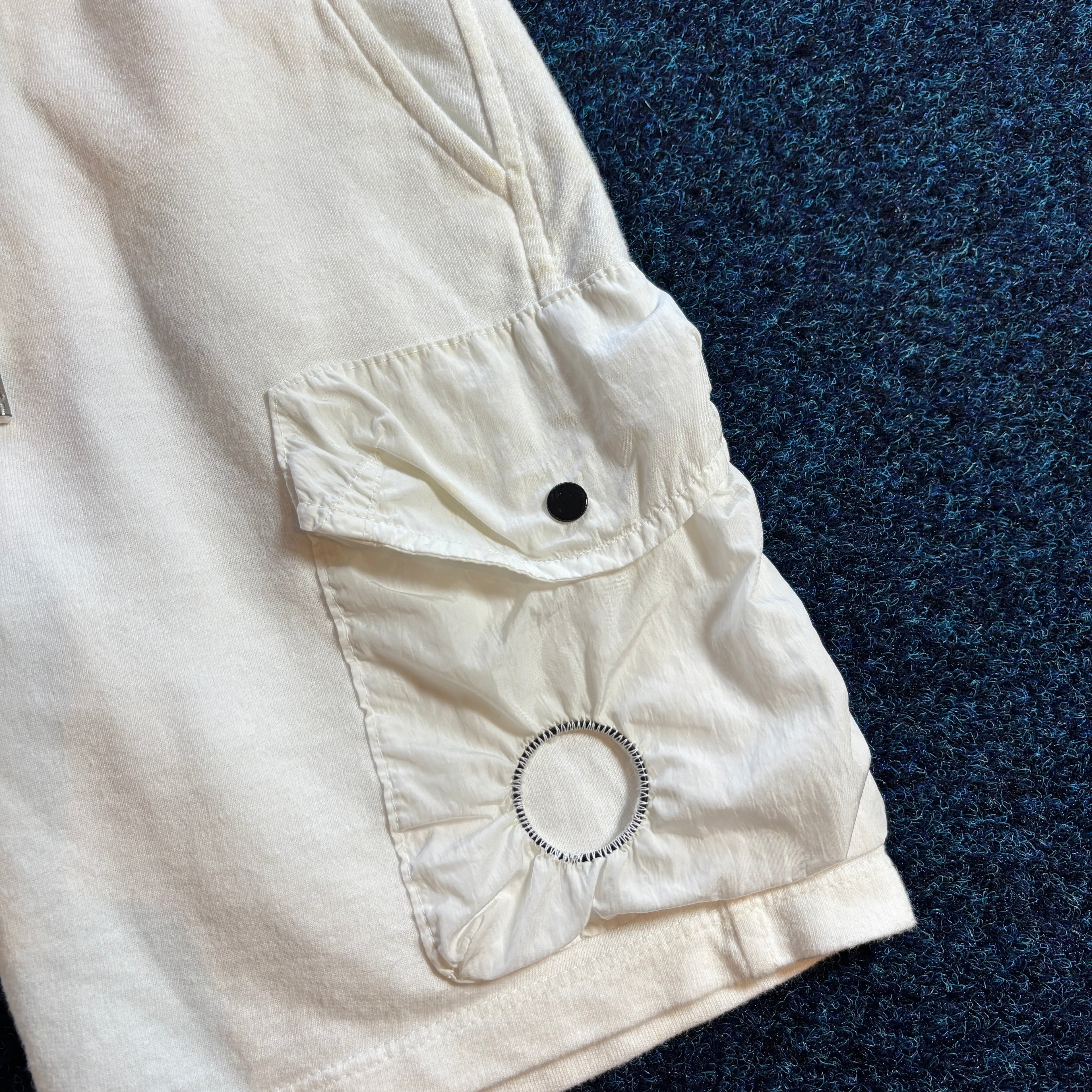 LEG LENS CHROME PANEL SHORTS ORANGE 2 PACK WHITE&NAVY