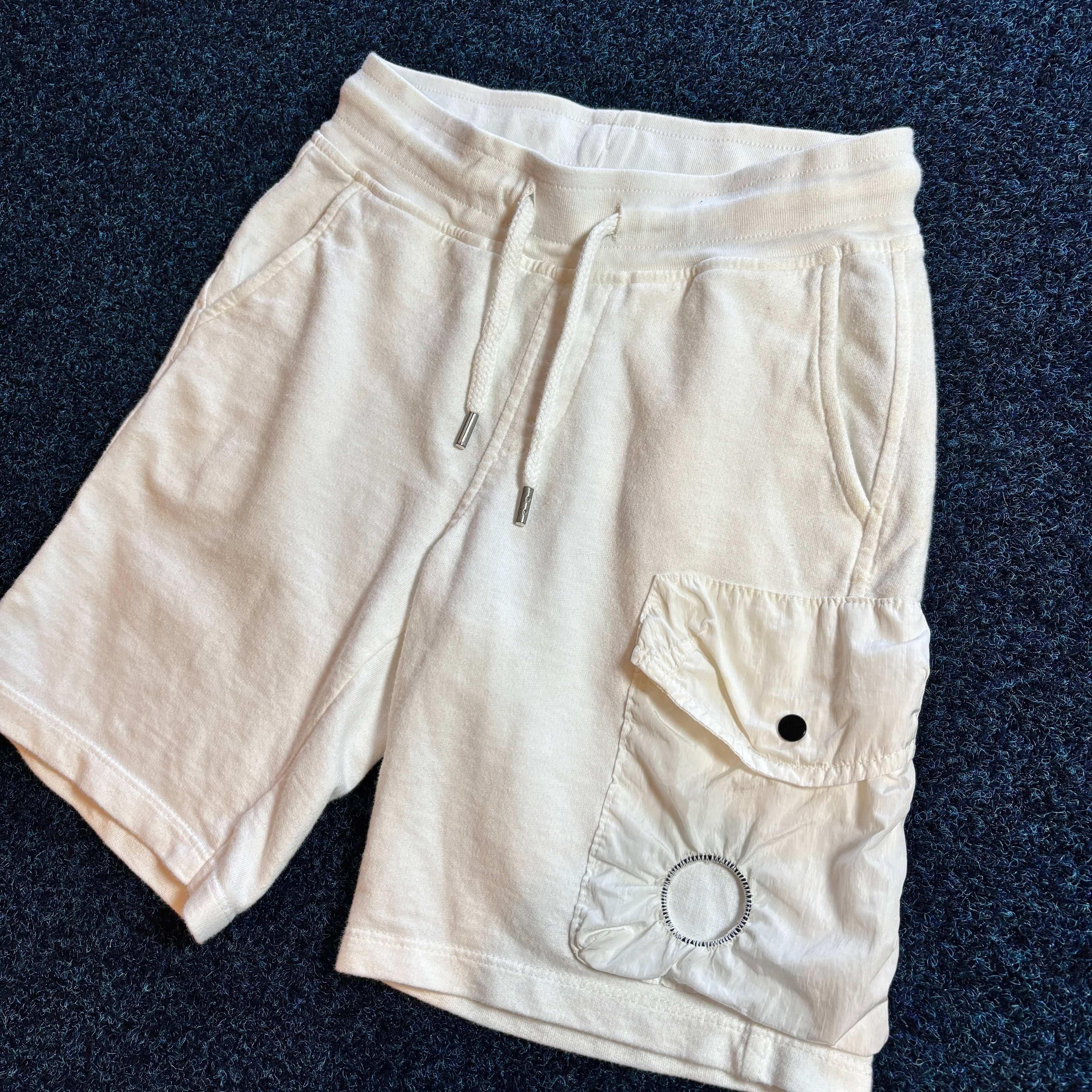 LEG LENS CHROME PANEL SHORTS ORANGE 2 PACK WHITE&NAVY