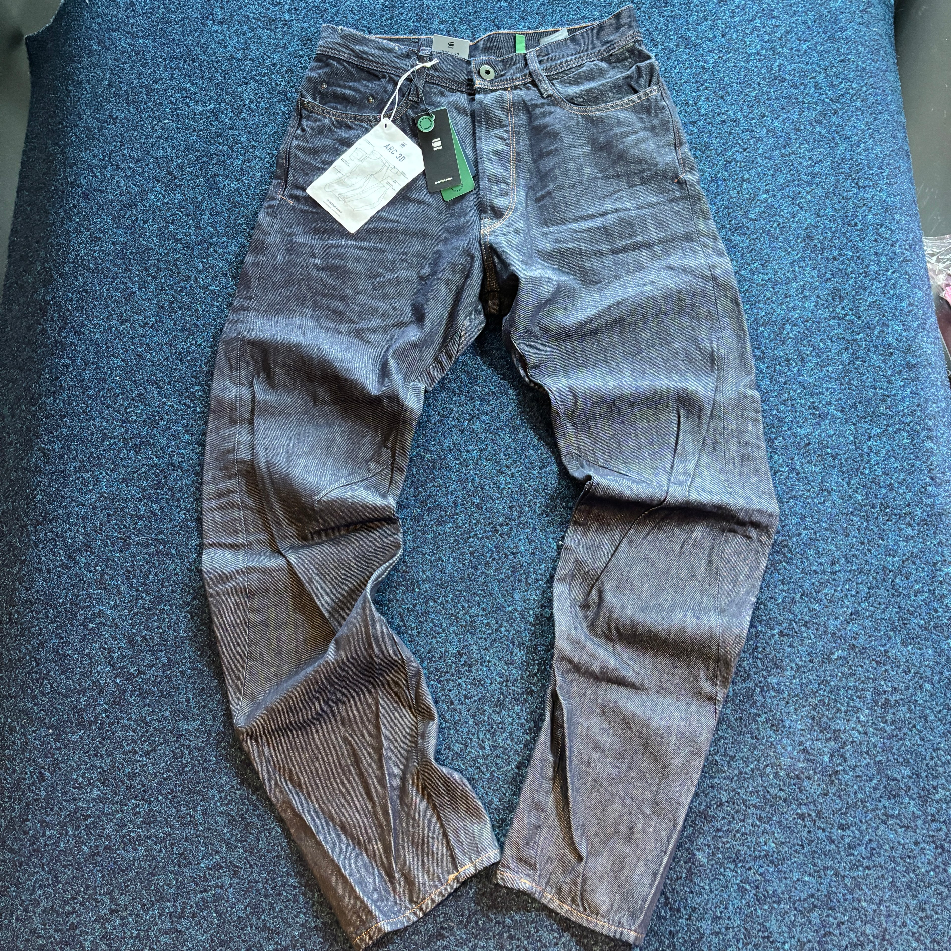 ARC 3D RAW DENIM