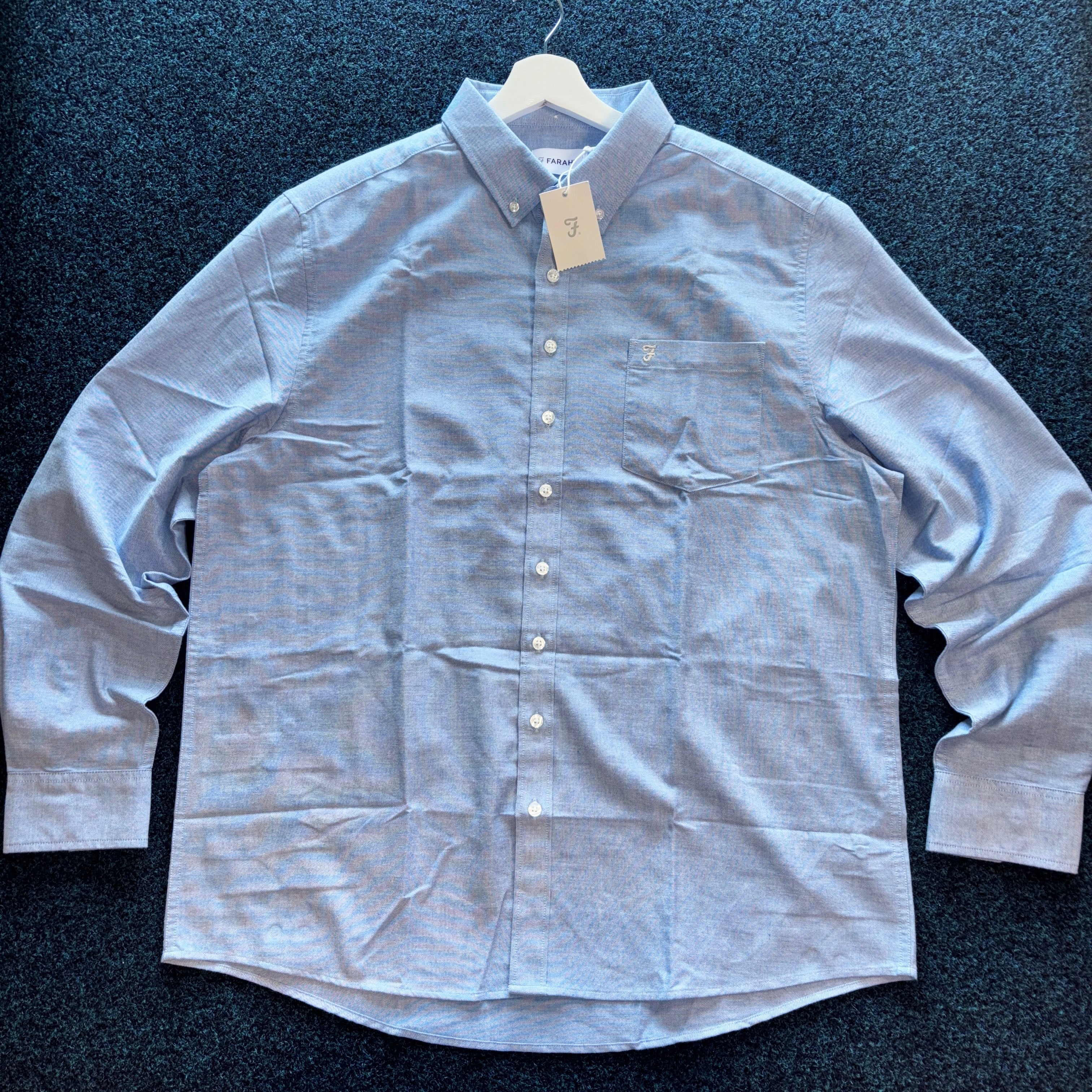 BUTTON DOWN OXFORD SHIRT CHAMBRAY