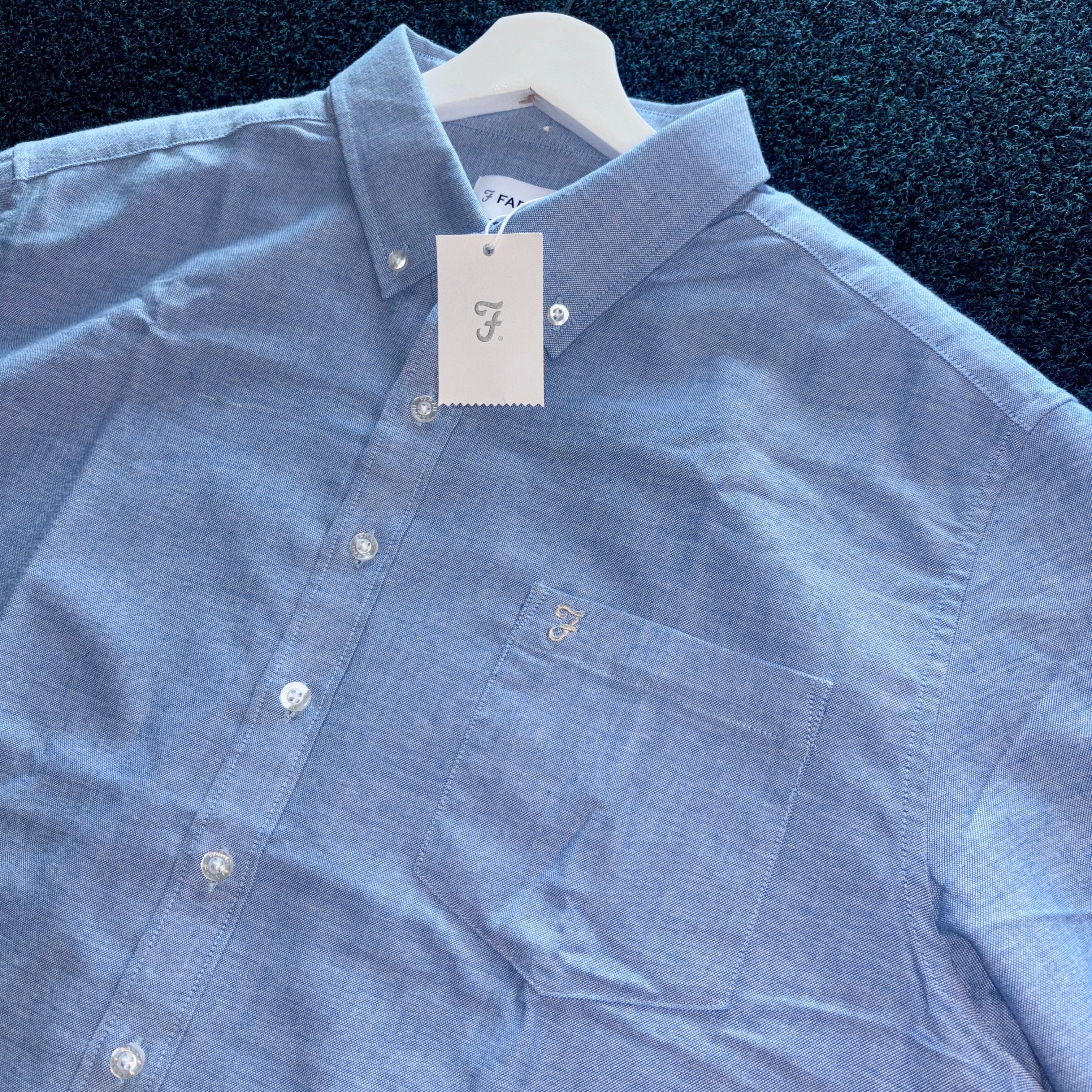 BUTTON DOWN OXFORD SHIRT CHAMBRAY