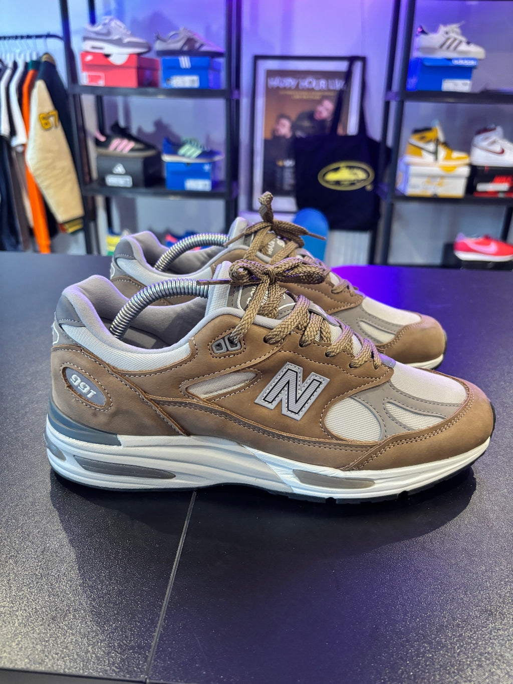 NB 991 V2 MADE IN ENGLAND BROWN