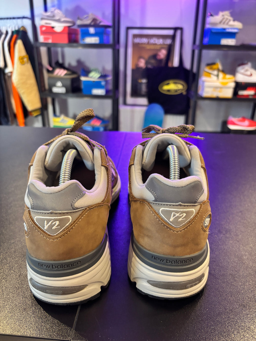 NB 991 V2 MADE IN ENGLAND BROWN