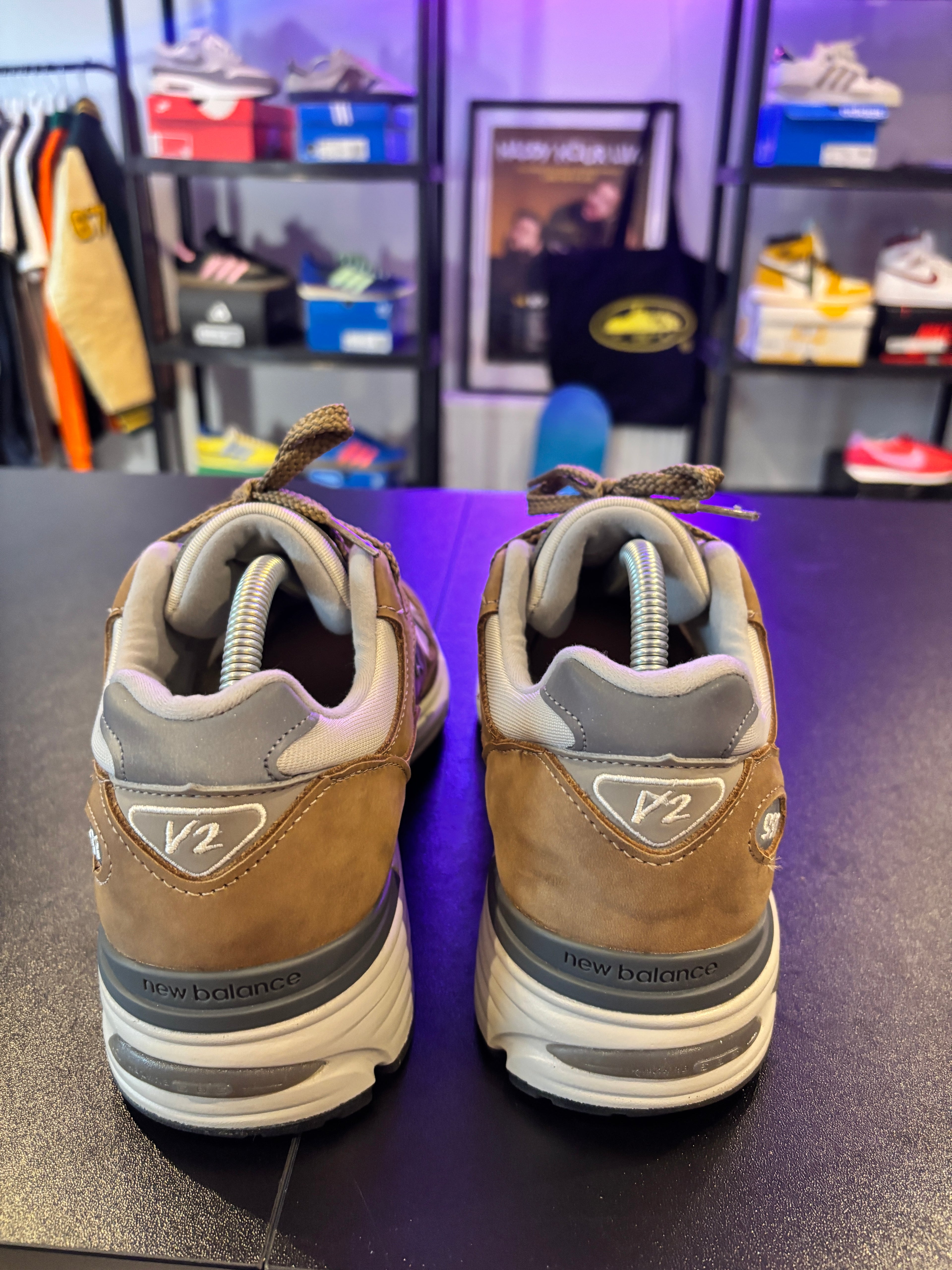 NB 991 V2 MADE IN ENGLAND BROWN