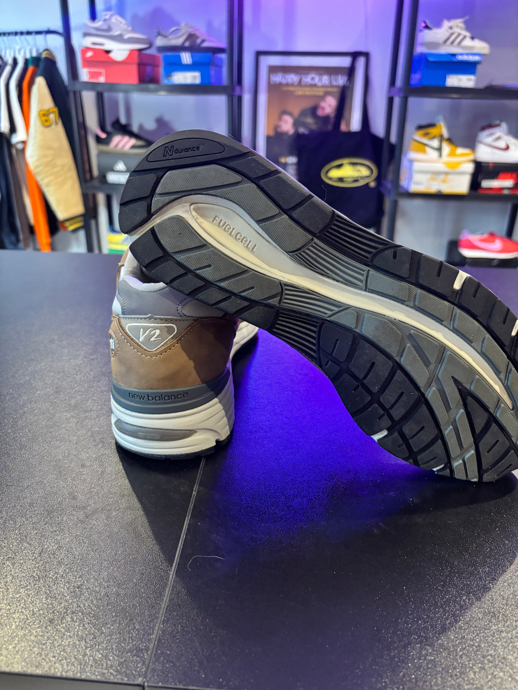 NB 991 V2 MADE IN ENGLAND BROWN