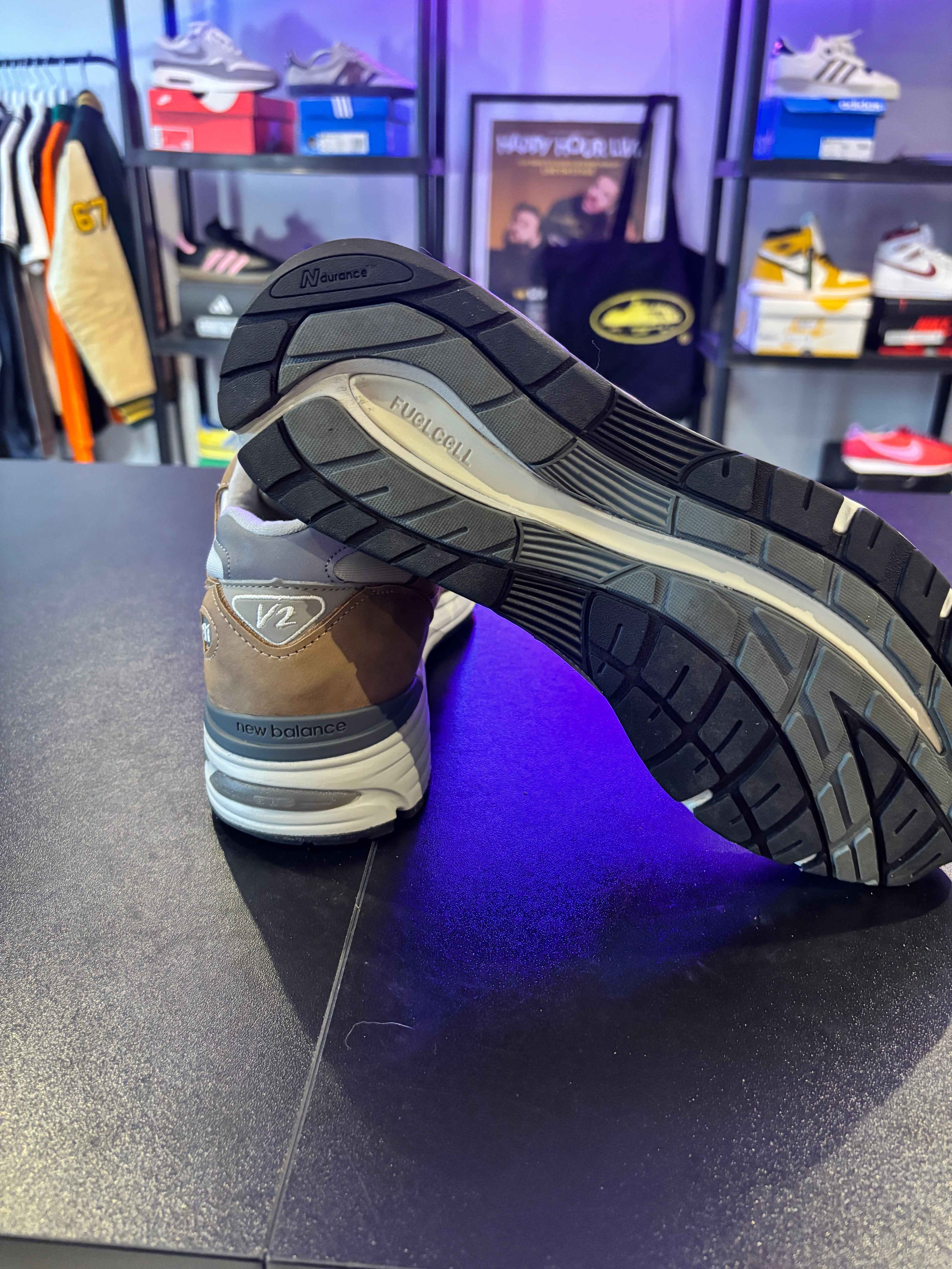 NB 991 V2 MADE IN ENGLAND BROWN