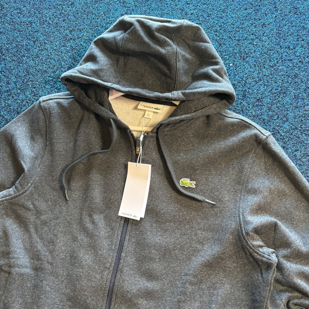 CROC SPORT HOODED ZIP THROUGH GREY