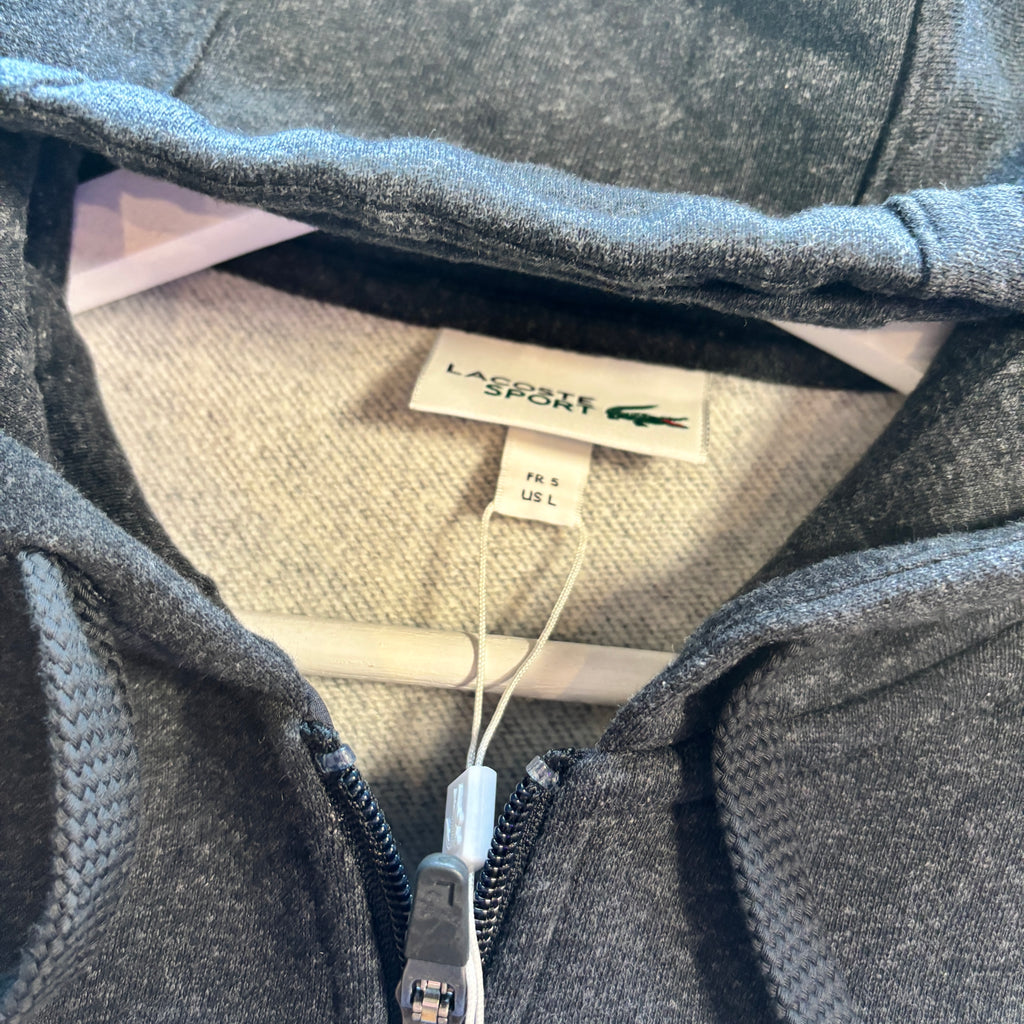 CROC SPORT HOODED ZIP THROUGH GREY