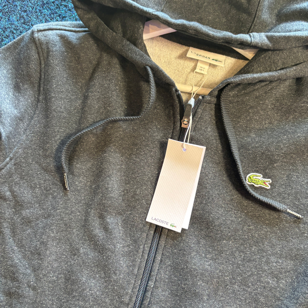 CROC SPORT HOODED ZIP THROUGH GREY
