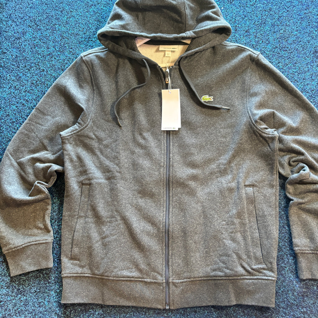 CROC SPORT HOODED ZIP THROUGH GREY