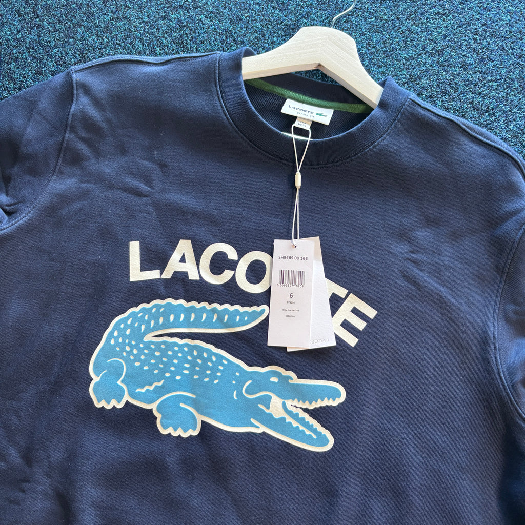 CROC CLASSIC LOGO CARRIER SWEATSHIRT NAVY
