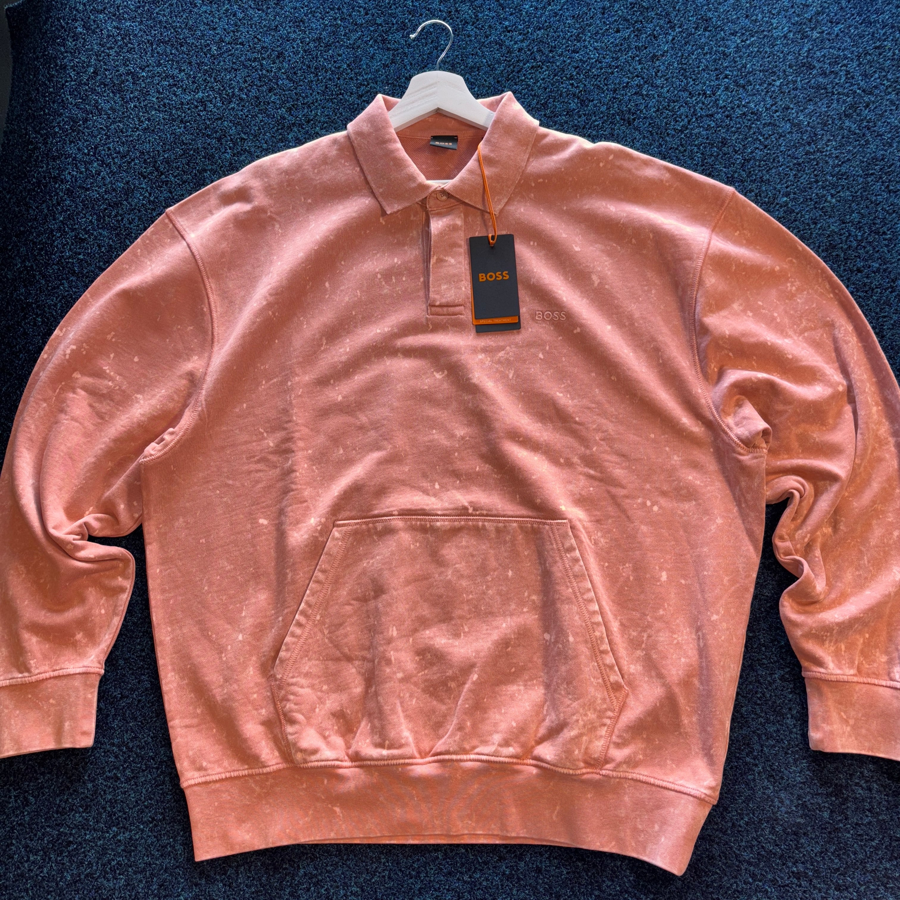 BOSS WE STRONG SWEATSHIRT CORAL