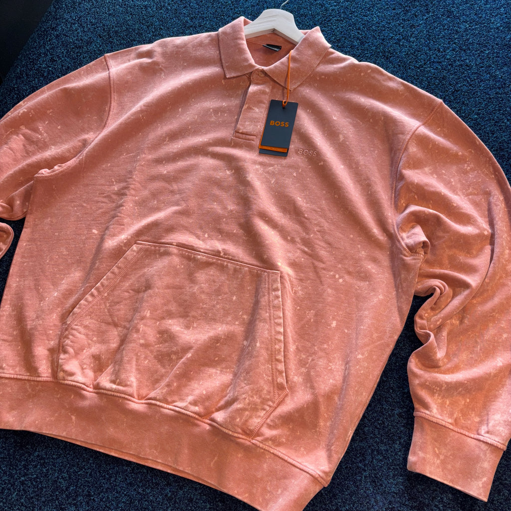 BOSS WE STRONG SWEATSHIRT CORAL