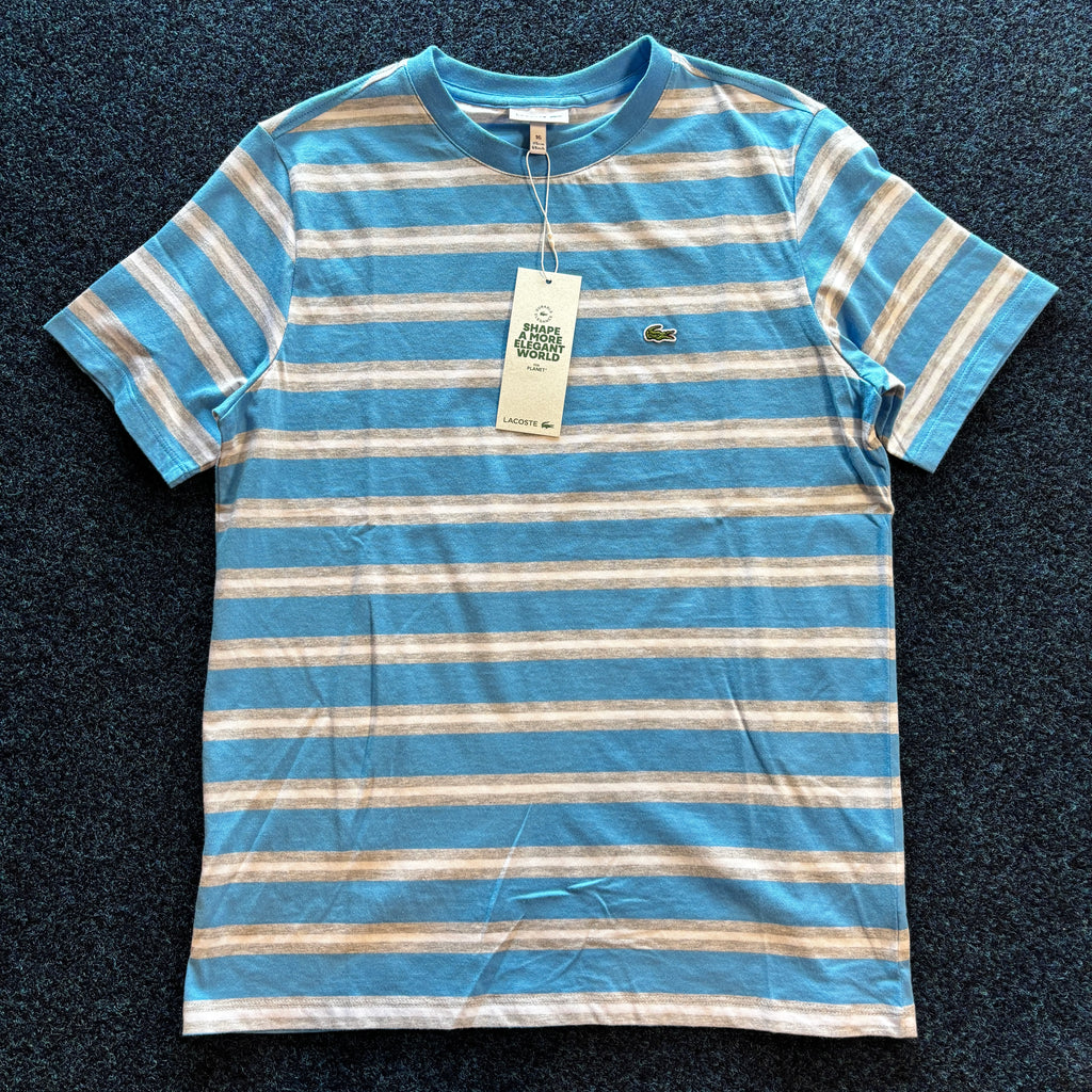 CROC STRIPE T SHIRT BLUE