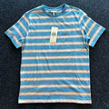 CROC STRIPE T SHIRT BLUE
