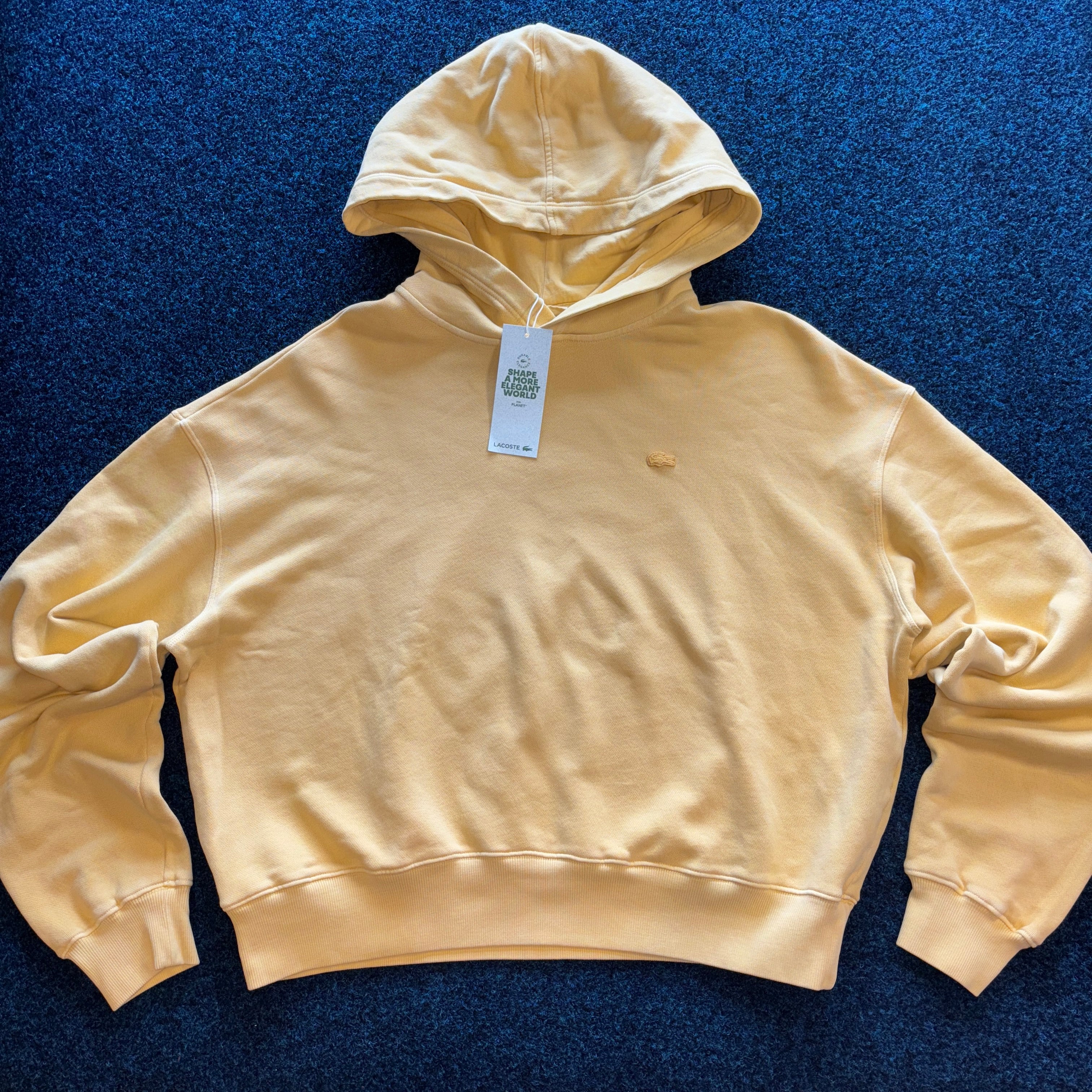 GARMENT DYED HOODIE YELLOW