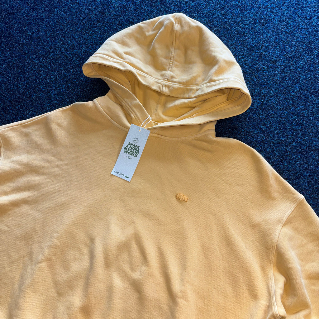 GARMENT DYED HOODIE YELLOW
