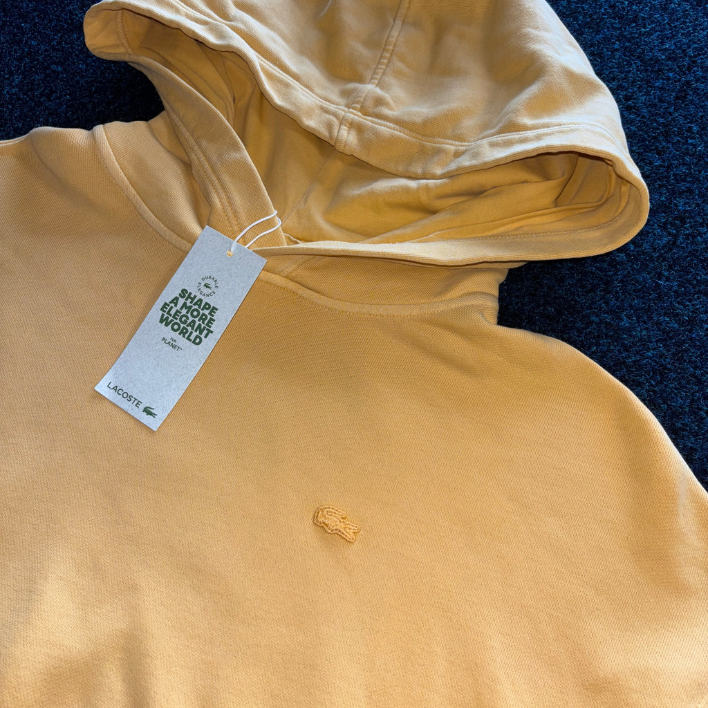 GARMENT DYED HOODIE YELLOW