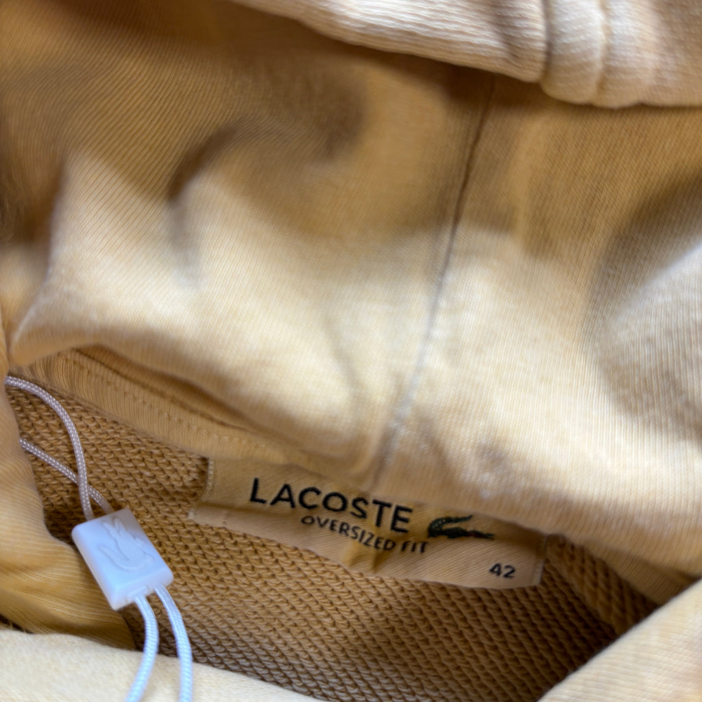 GARMENT DYED HOODIE YELLOW