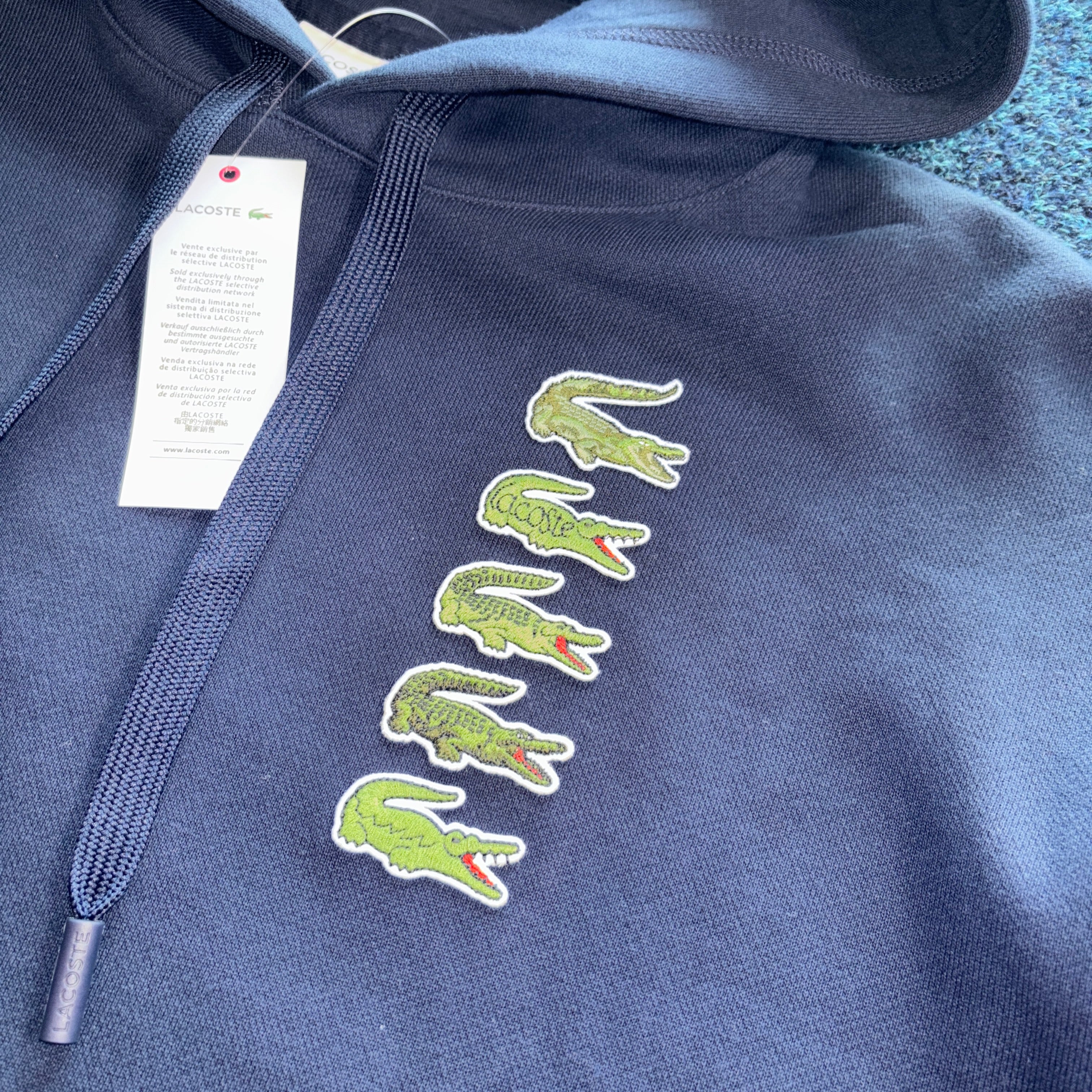 CROC MADE IN FRANCE HOODIE NAVY