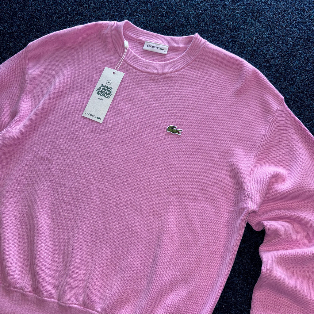 CROC CREW NECK JUMPER PINK
