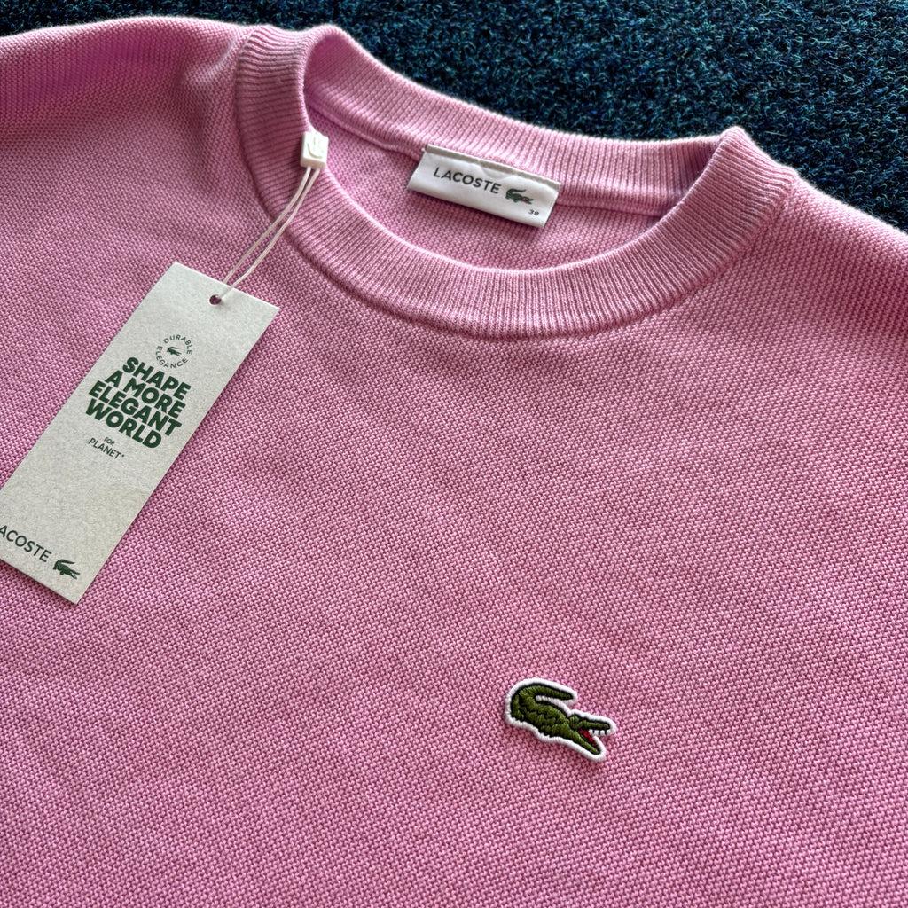 CROC CREW NECK JUMPER PINK