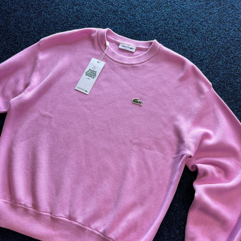CROC CREW NECK JUMPER PINK