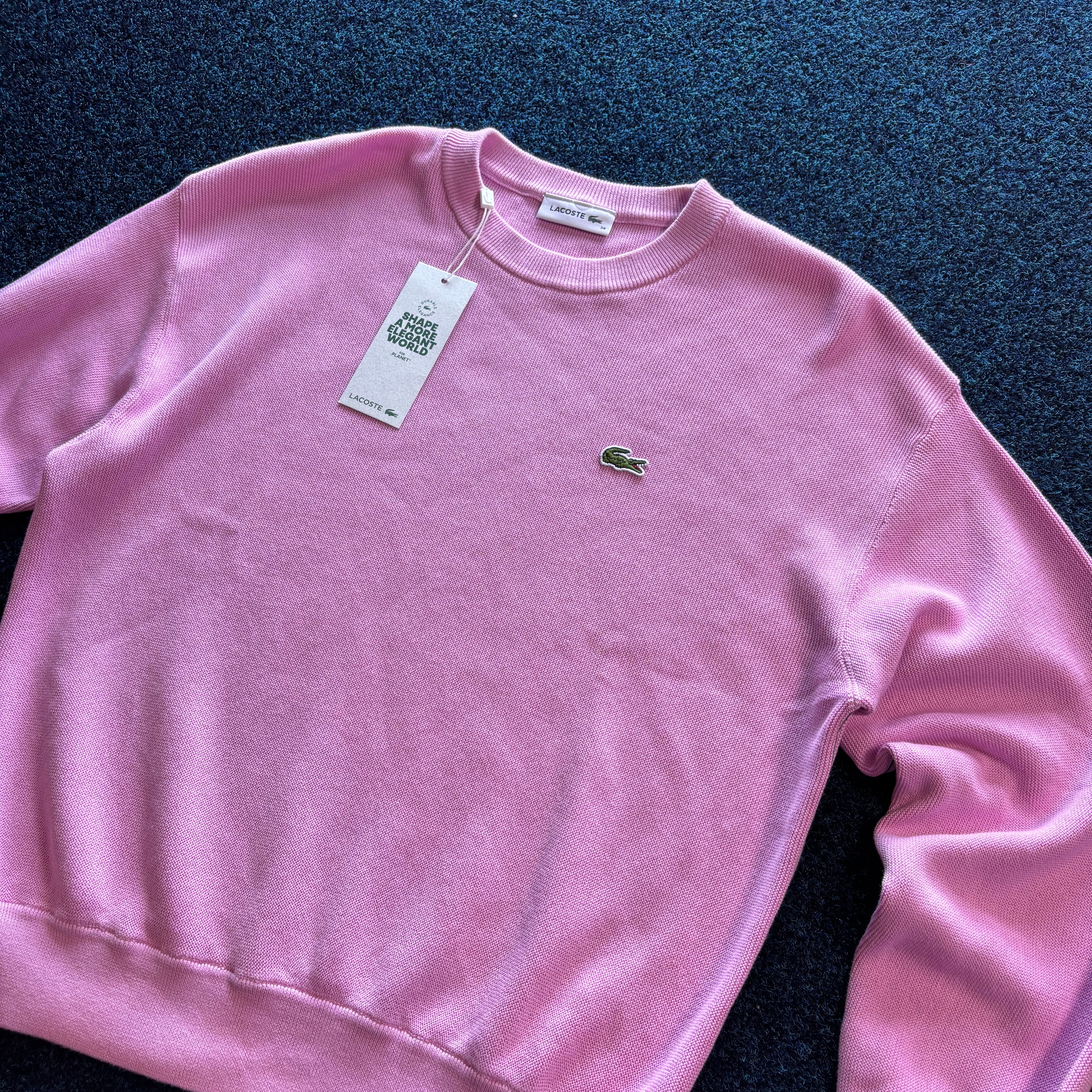 CROC CREW NECK JUMPER PINK