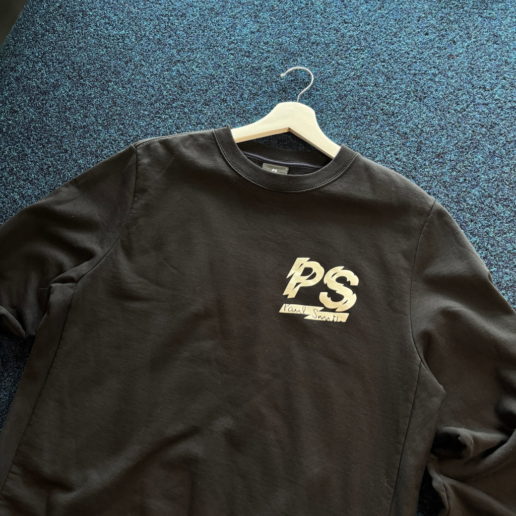 P SMITH SWEATSHIRT BLACK
