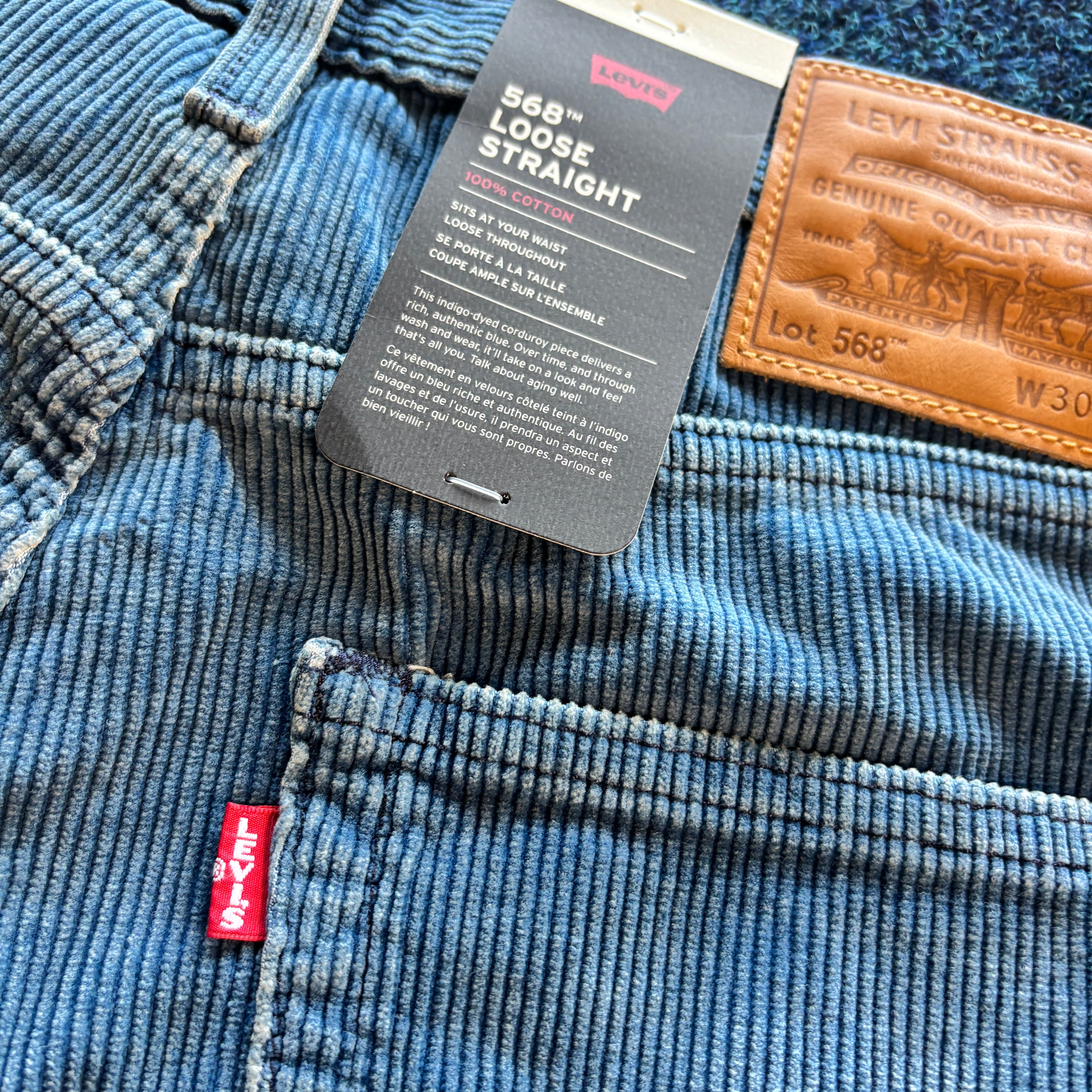 568 LOOS STRAIGHT CORDS BLUE