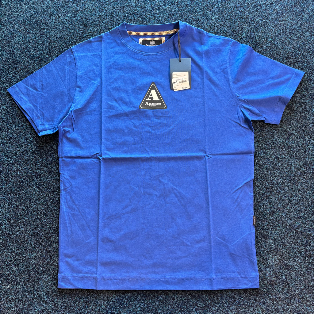 SCUTUM PYRAMID GRAPHIC TEE BLUE