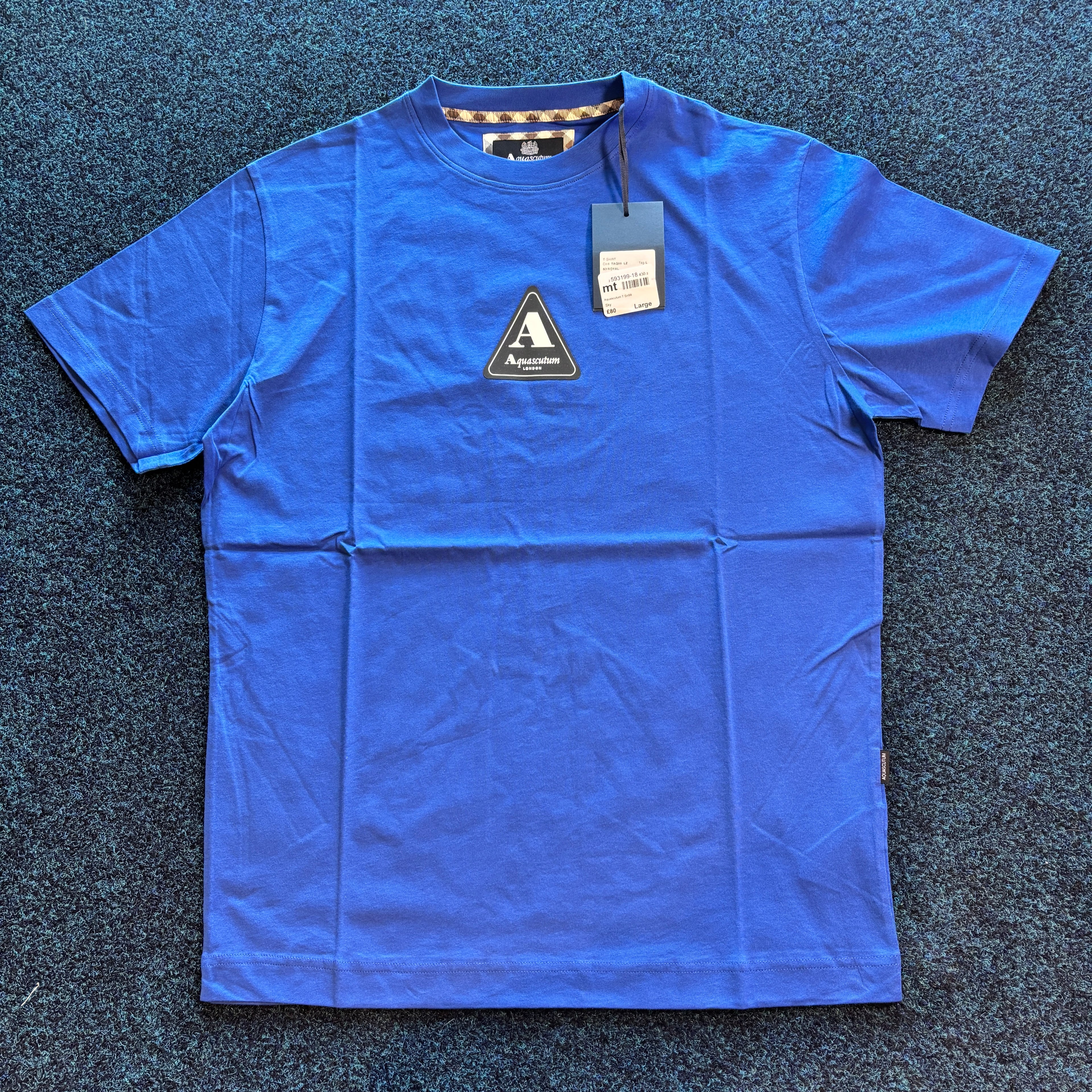 SCUTUM PYRAMID GRAPHIC TEE BLUE