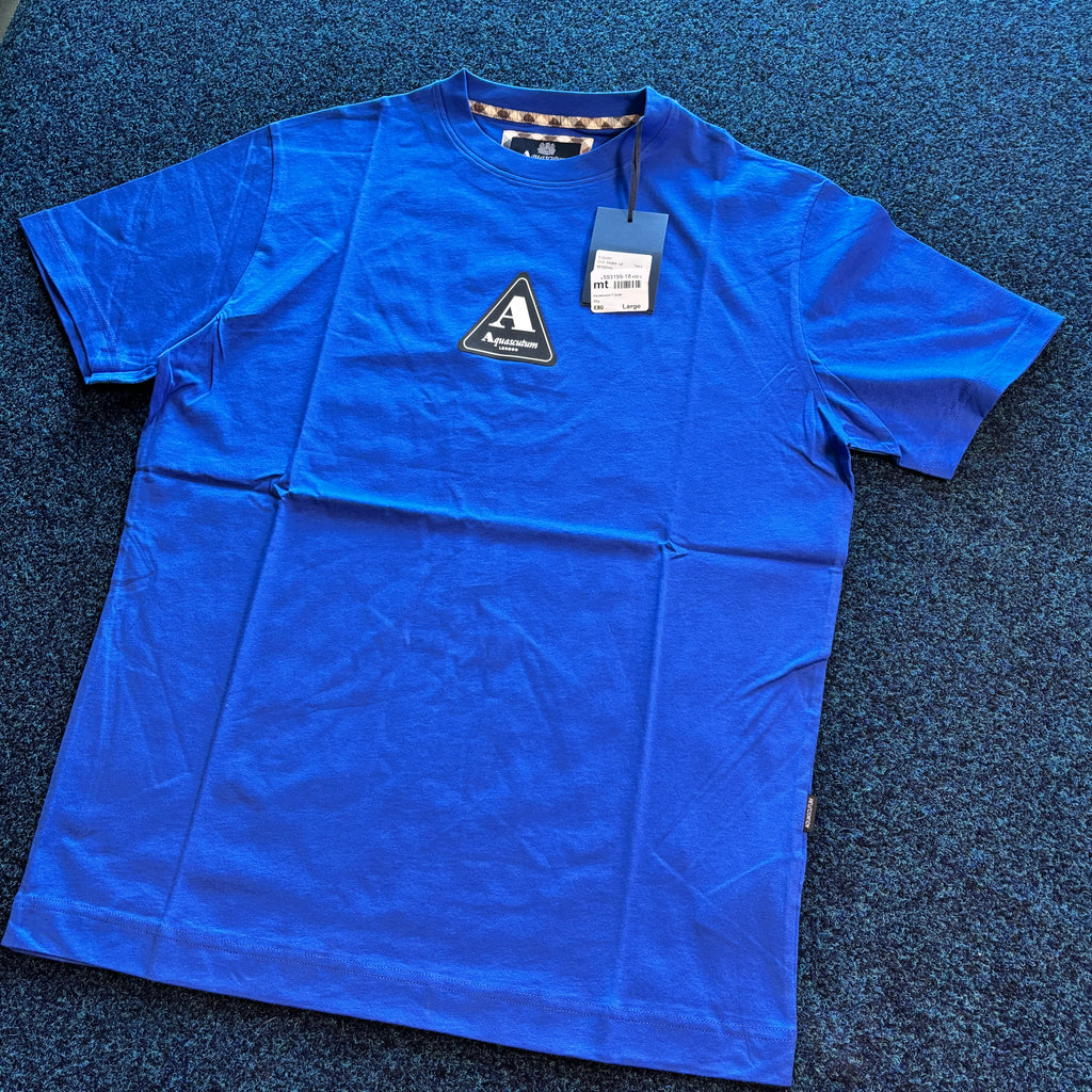 SCUTUM PYRAMID GRAPHIC TEE BLUE