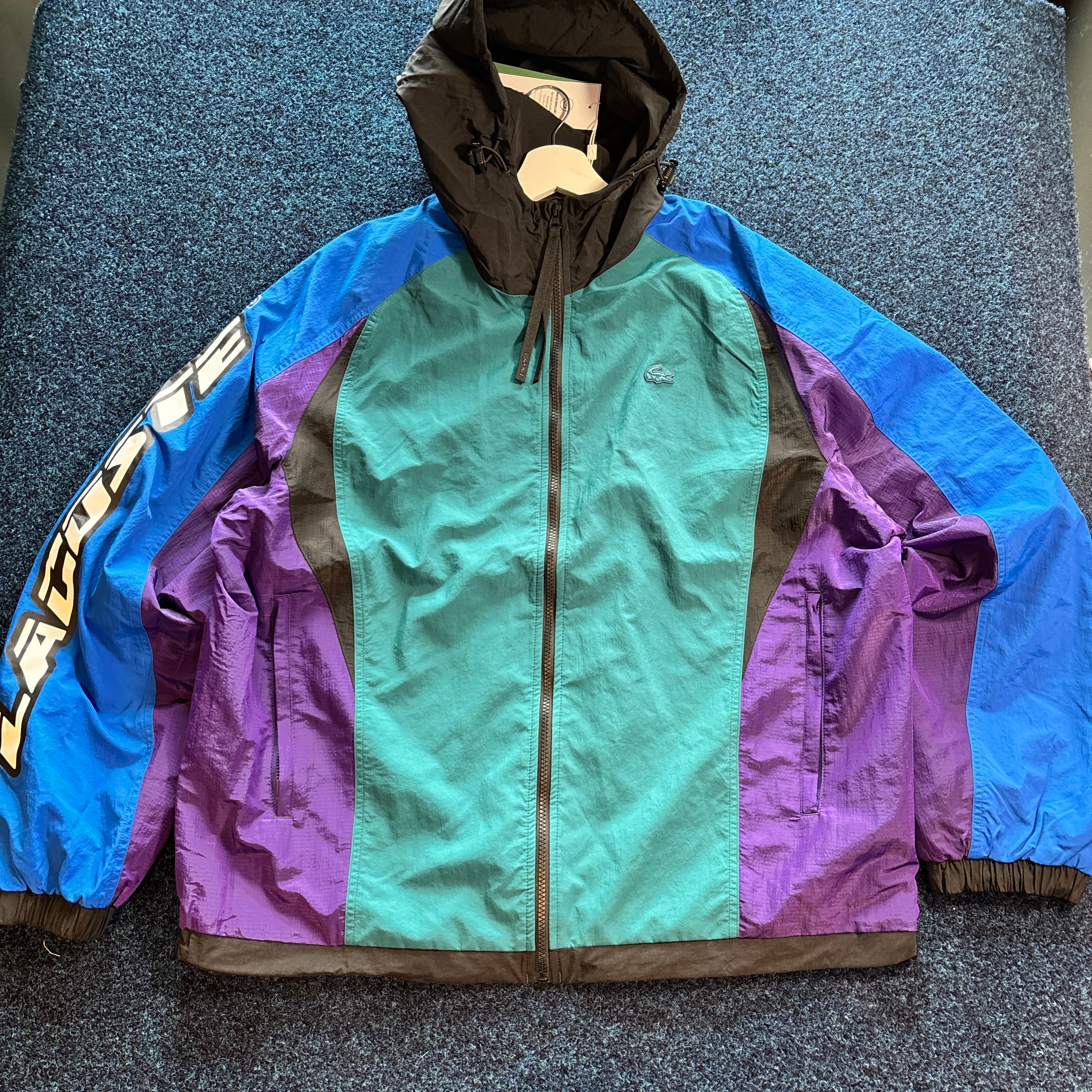 LA CROC WATER RESISTANT JACKET COLOUR BLOCK