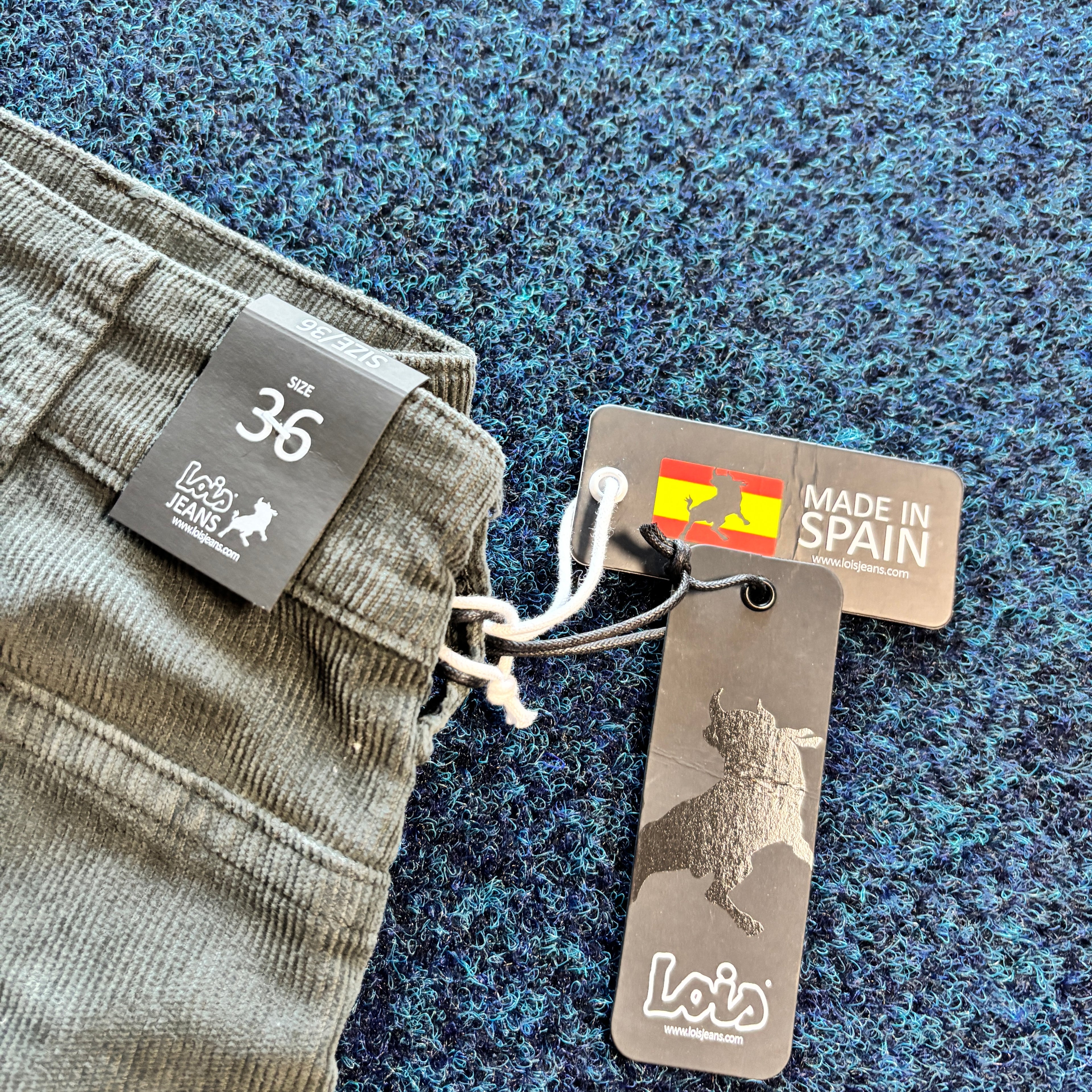 LOIS CORDS MADE IN SPAIN GREY
