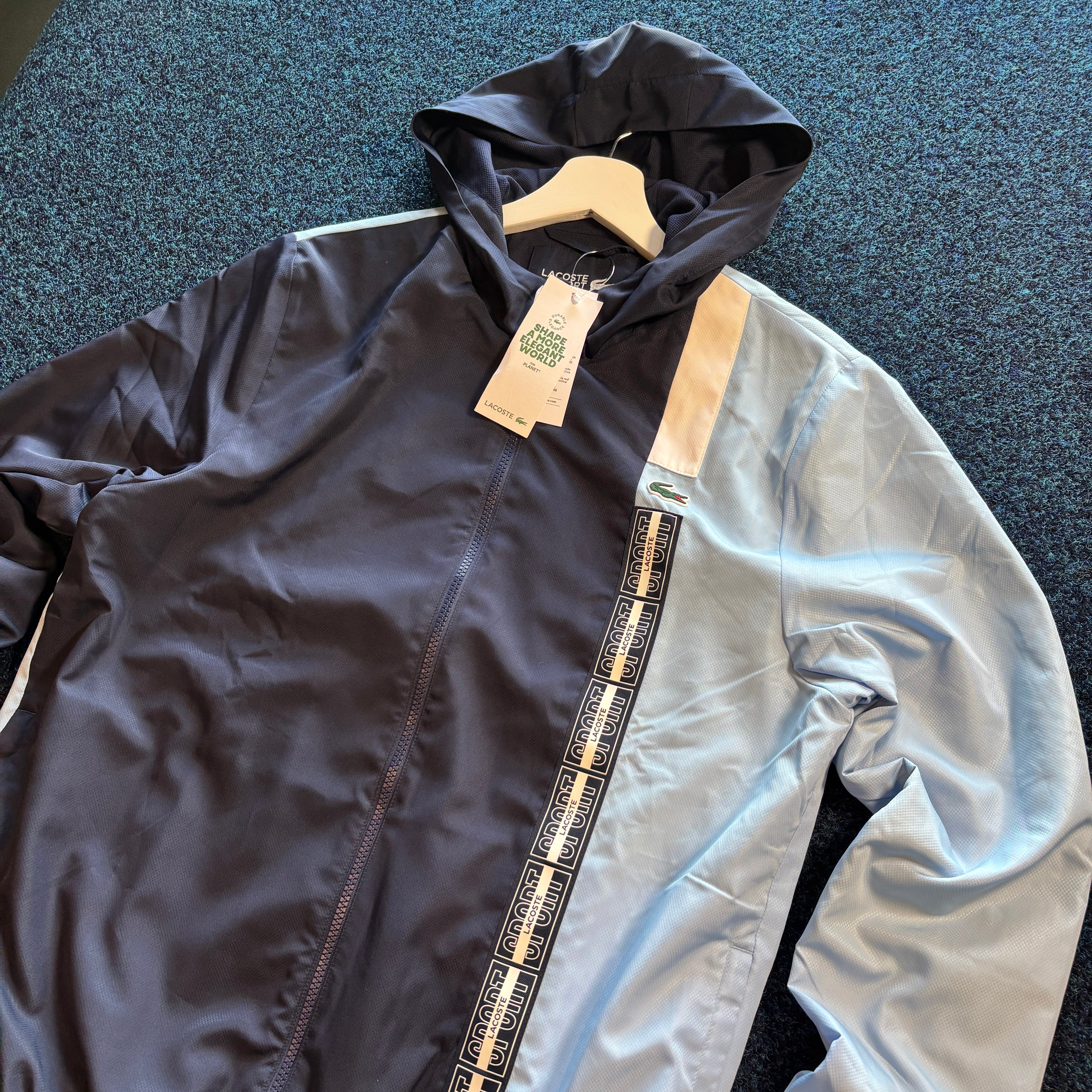 LA CROC SPORT TRACK JACKET BLUE